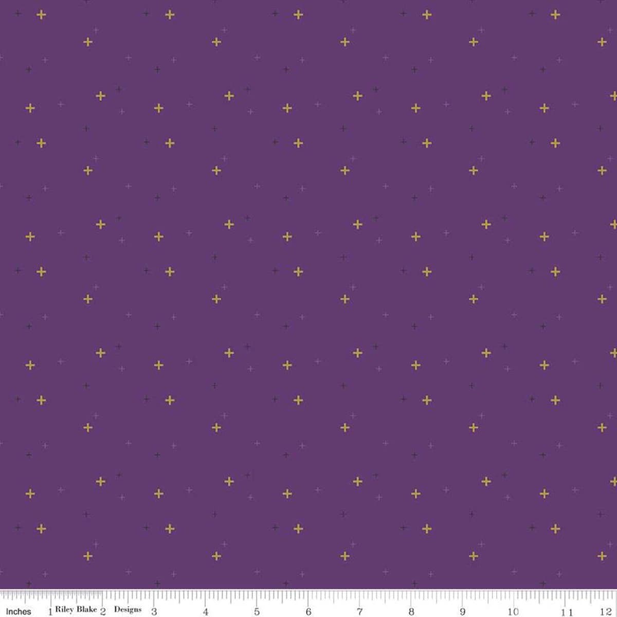 Sparkler- 1/2 Yard Increments, Cut continuously (SC650 Eggplant) by Melissa Mortenson for Riley Blake Designs