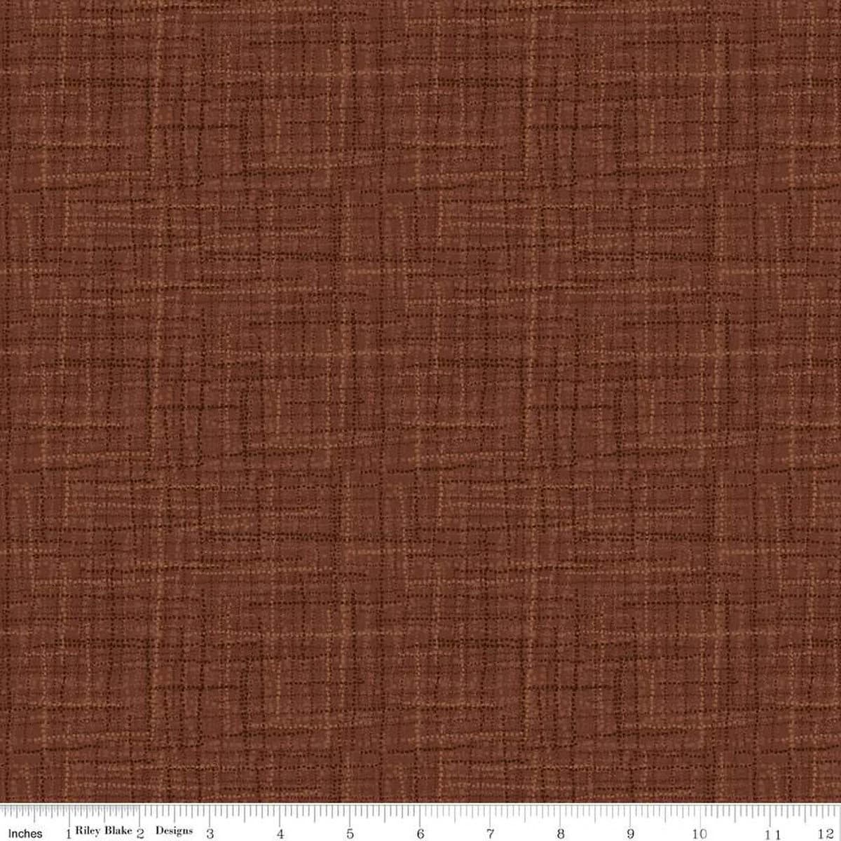 Grasscloth Cottons (C780 Brown) by Heather Peterson for Riley Blake Designs