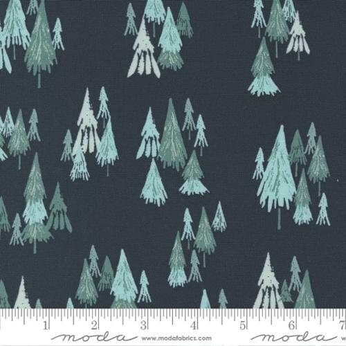 Good News Great Joy-1/2 Yard Increments, Cut Continuously (45562-12 Fir Forest Midnight) by Fancy That Design House for Moda
