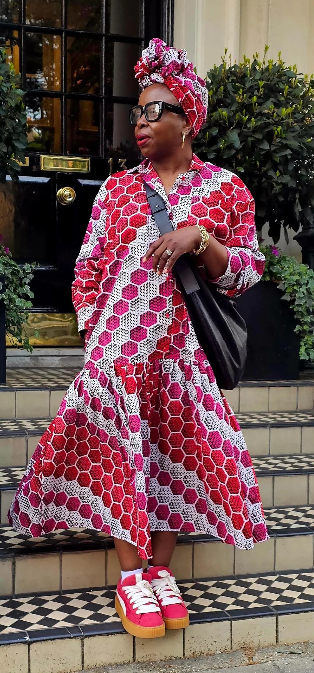 Temwa Ankara African Print Oversized Drop Waist Shirt Dress Size M-3XL UK/6-18USA