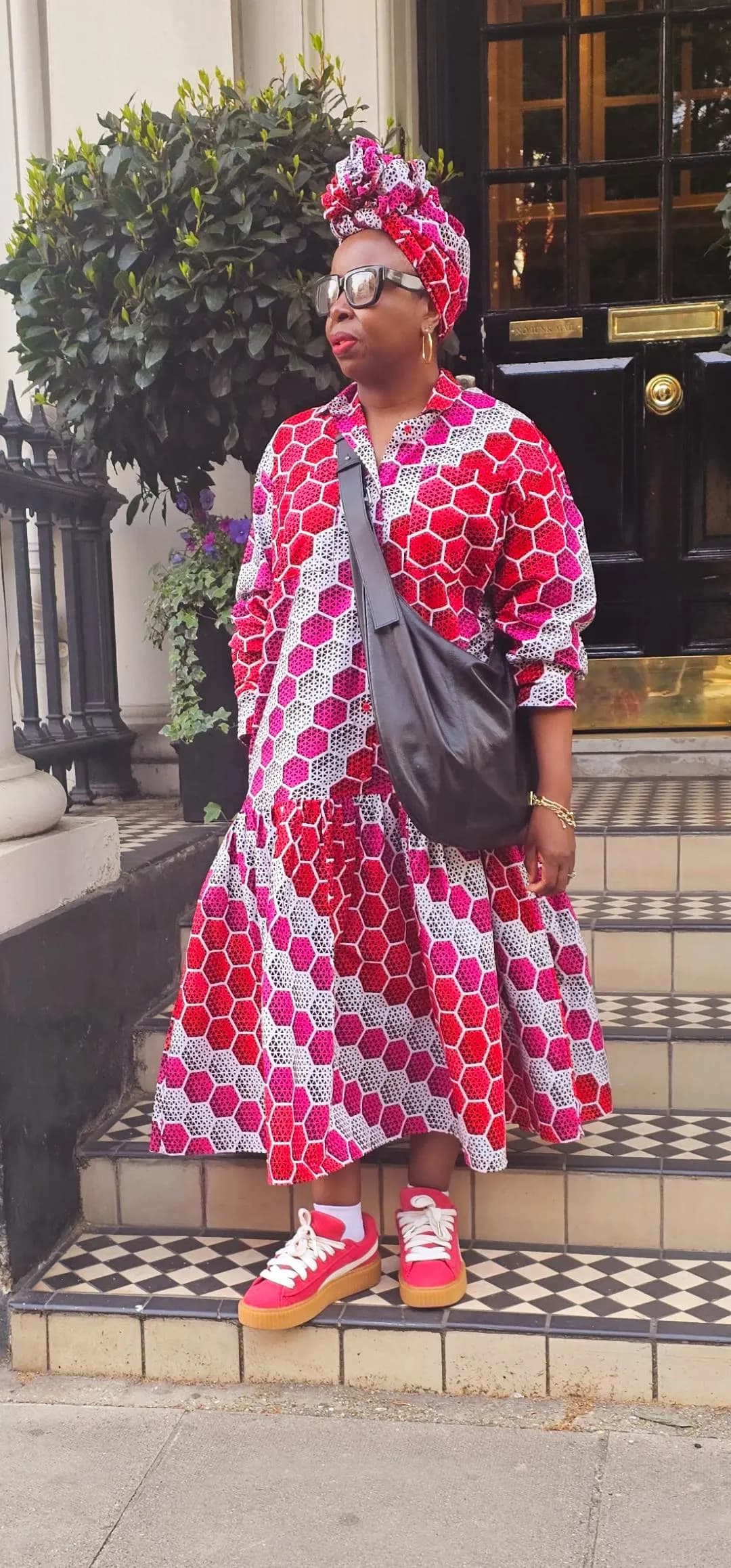Temwa Ankara African Print Oversized Drop Waist Shirt Dress Size M-3XL UK/6-18USA - image 4