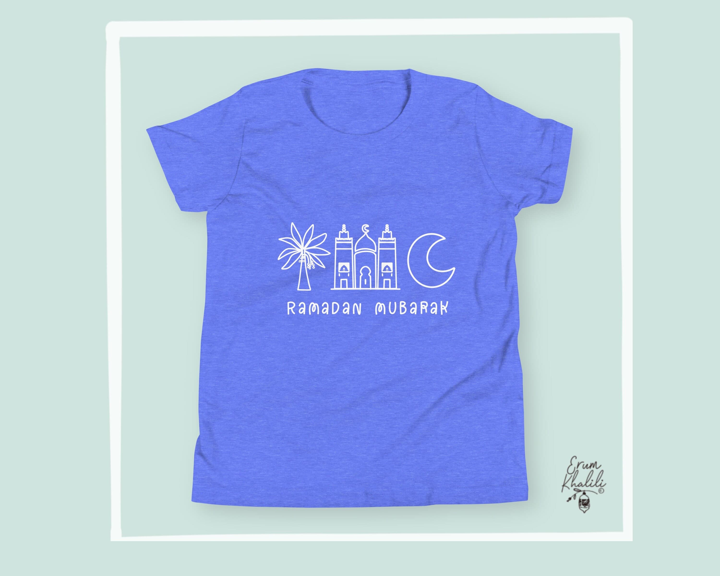 Ramadan Mubarak T Shirt for Kids / Children | Ramadan pajamas | Eid shirt | Ramadan decor | Matching family | islamic shirt | Baby gift - image 5