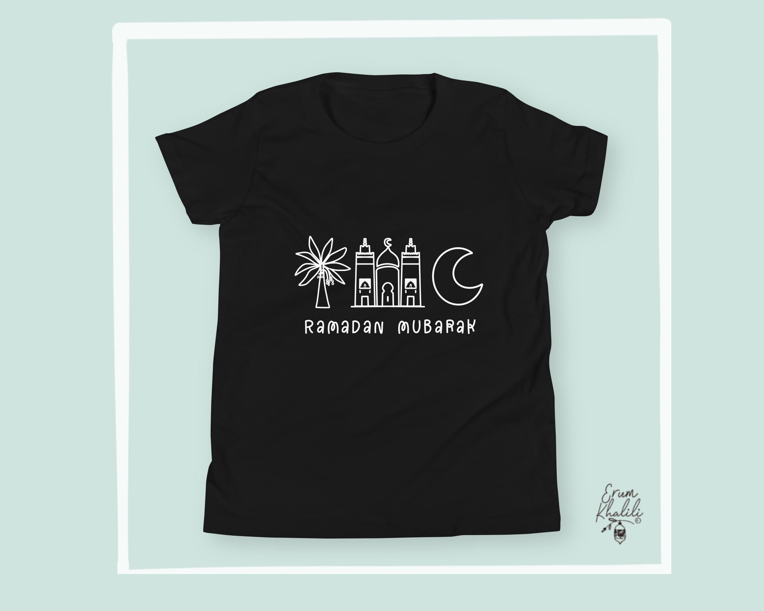 Ramadan Mubarak T Shirt for Kids / Children | Ramadan pajamas | Eid shirt | Ramadan decor | Matching family | islamic shirt | Baby gift