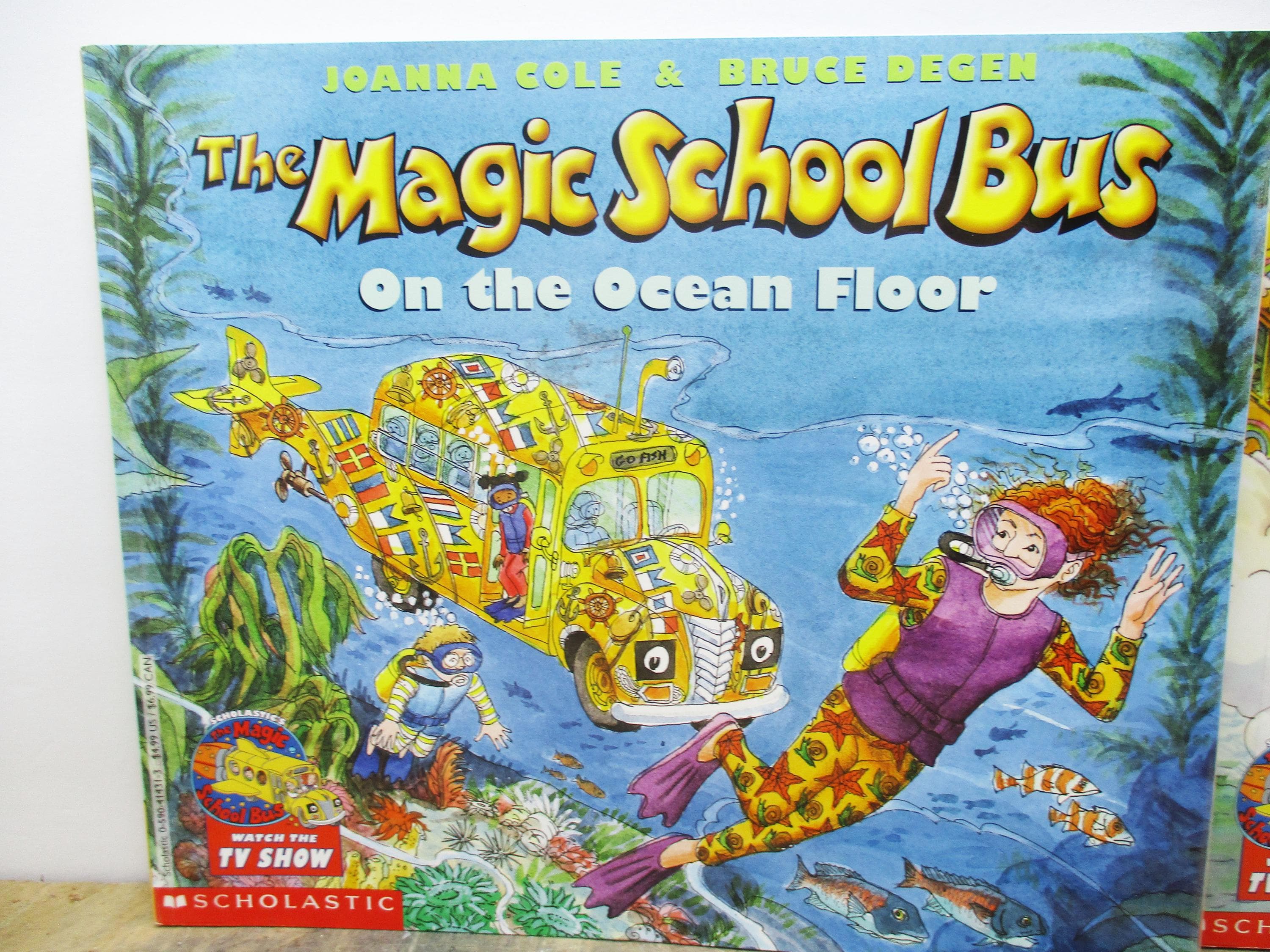 TWO 1990s Magic School Bus Books - 'On the Ocean Floor' and 'At The Waterworks' - image 3