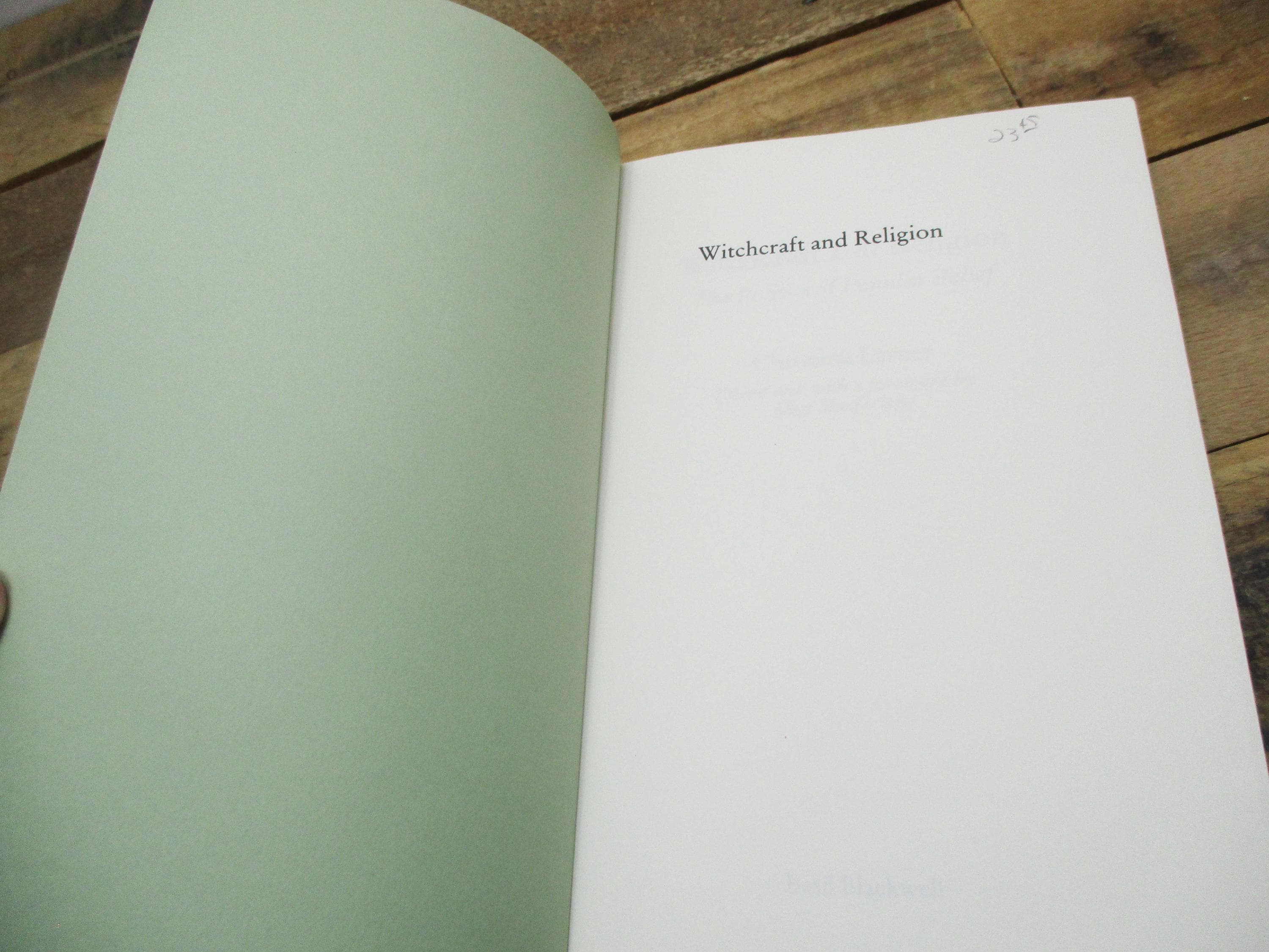 1987 - Witchcraft and Religion: The Politics of Popular Belief by Christina Larner - image 4