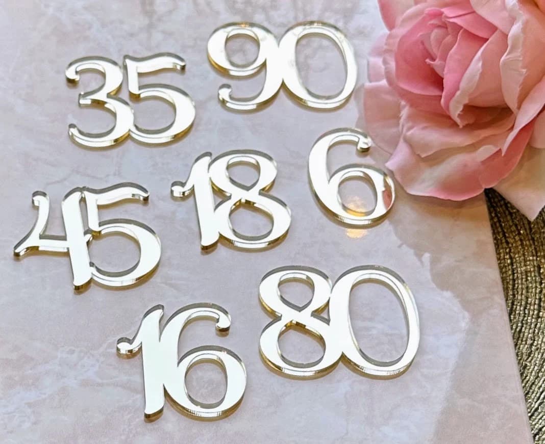 Craft Numbers Craft Lasercut Wood numbers Wedding numbers Wood Wedding Acrylic Numbers Wedding Table Numbers Crafts Modern Party Decor
