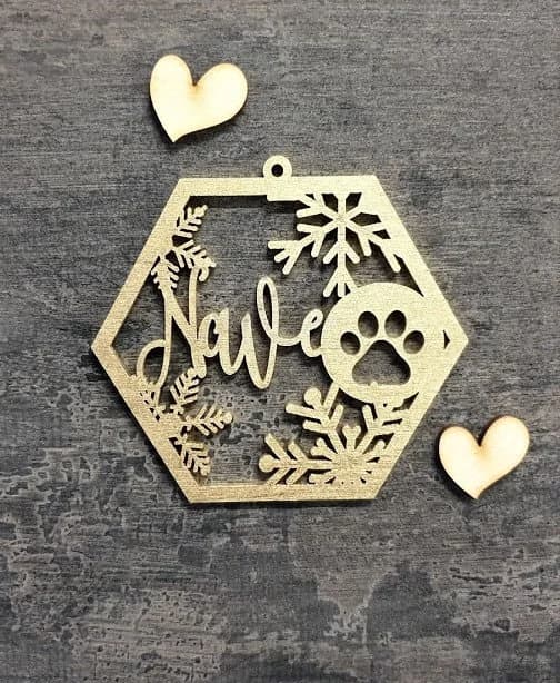 Christmas decor dog Paw Christmas ornaments DOG Christmas baubles dog baubles Personalised Dog tag custom dog Christmas stocking - image 3
