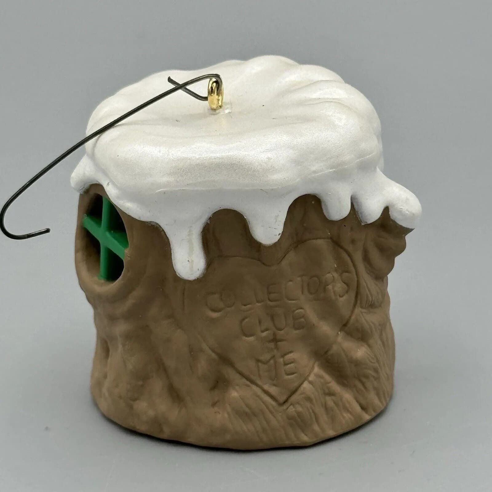 Vtg Hallmark Collectors Club Owl Christmas Ornament Club Hollow Courier 1990 - image 5