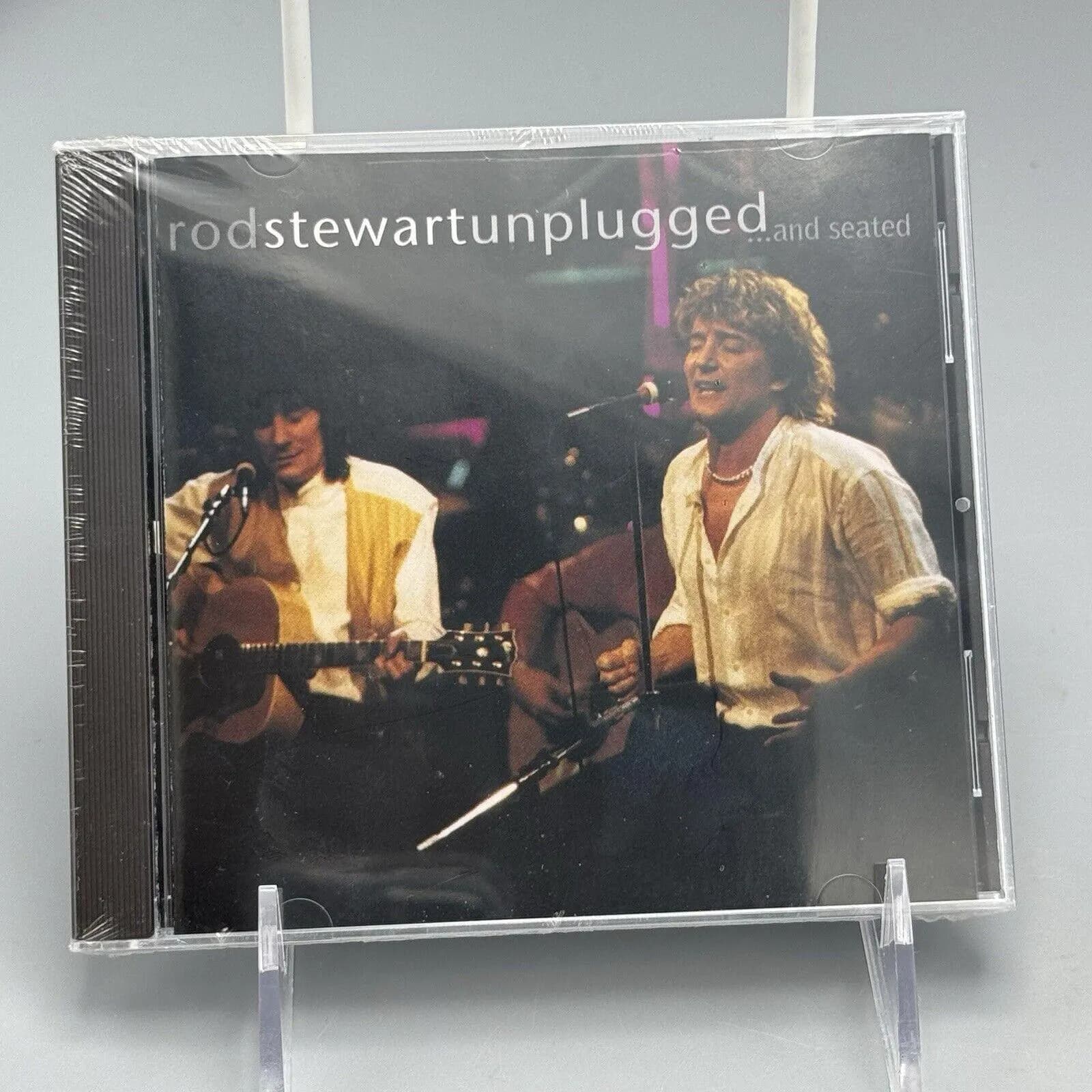 New CD Rod Stewart Unplugged and Seated with Special Guest Ronnie Wood Sealed