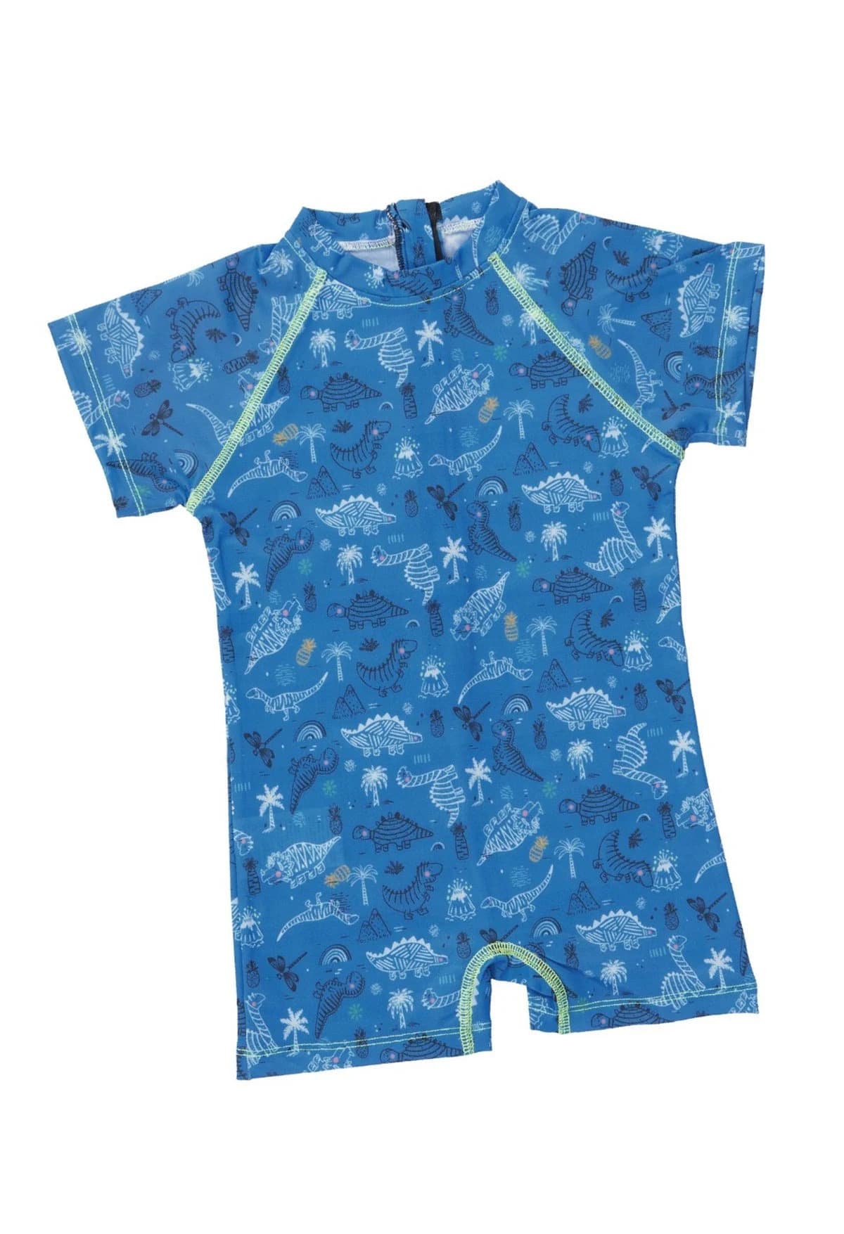 UV Protected Damper Bodysuit Swimsuit Dino, Size 12-18m, 18-24m, 2-3Y, 4-5Y
