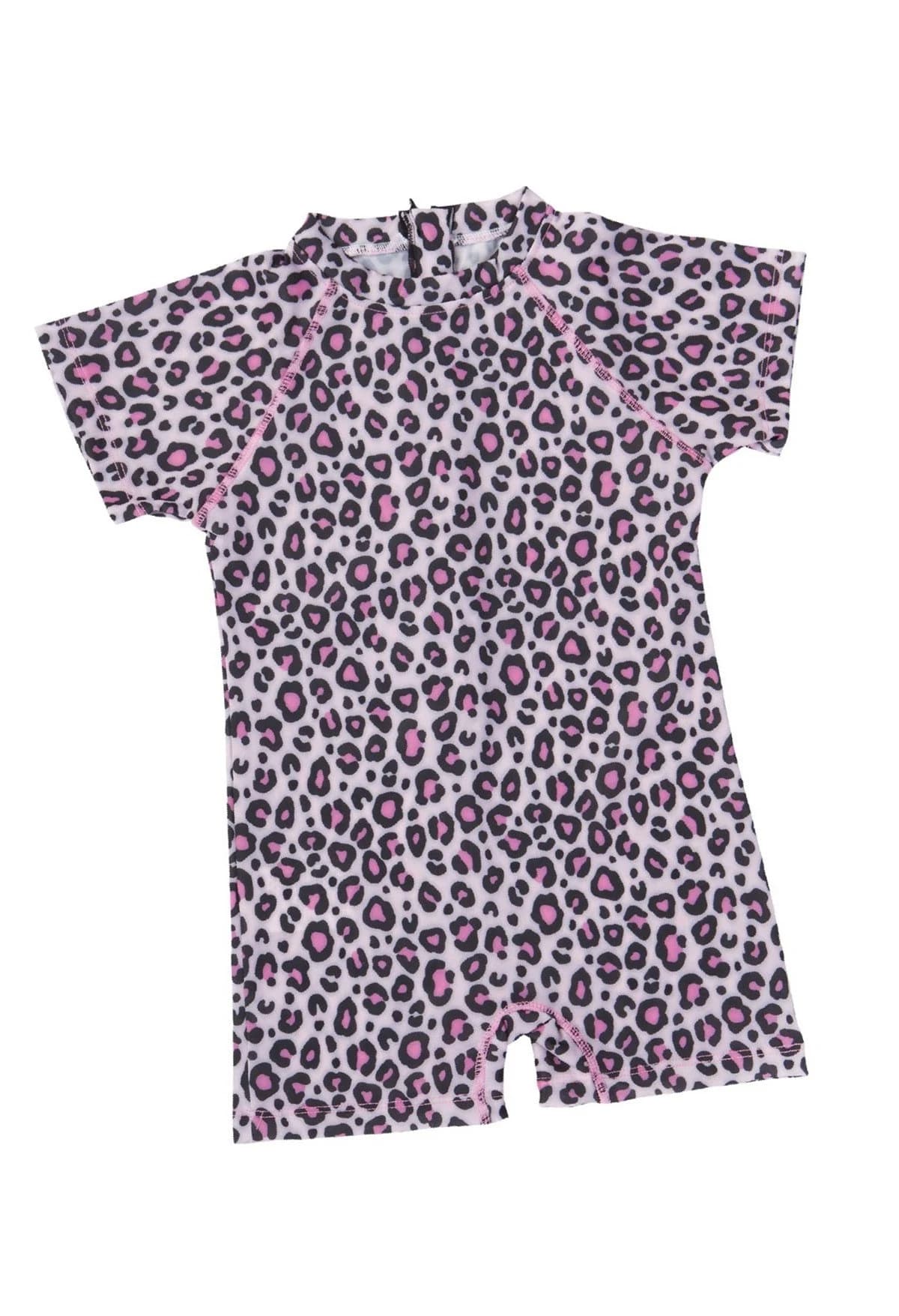 UV Protected Leopard Damper Bodysuit Swimsuit Dino, Size 18-24m, 2-3Y, 4-5Y