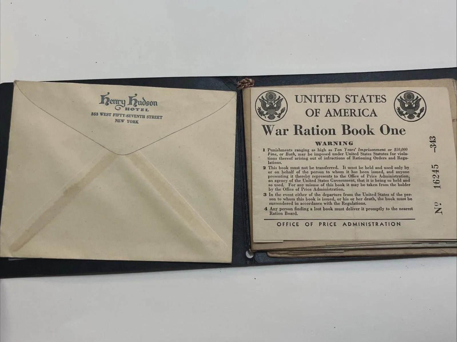 World War II Ration Wallet, Caldwell NJ, Caldwells Progressive Bank, Historical Collectible, Vintage Keepsake - image 4