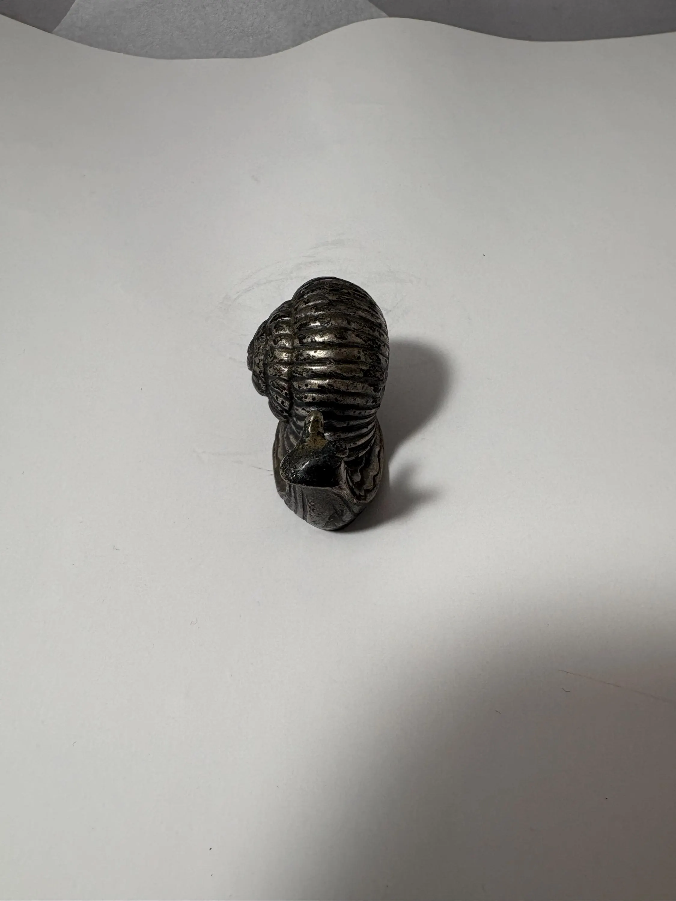 Vintage Silver Snail Paperweight, Collectible, 1980 Microfusion, Sterling Silver, Made in Italy, 1980 - image 3