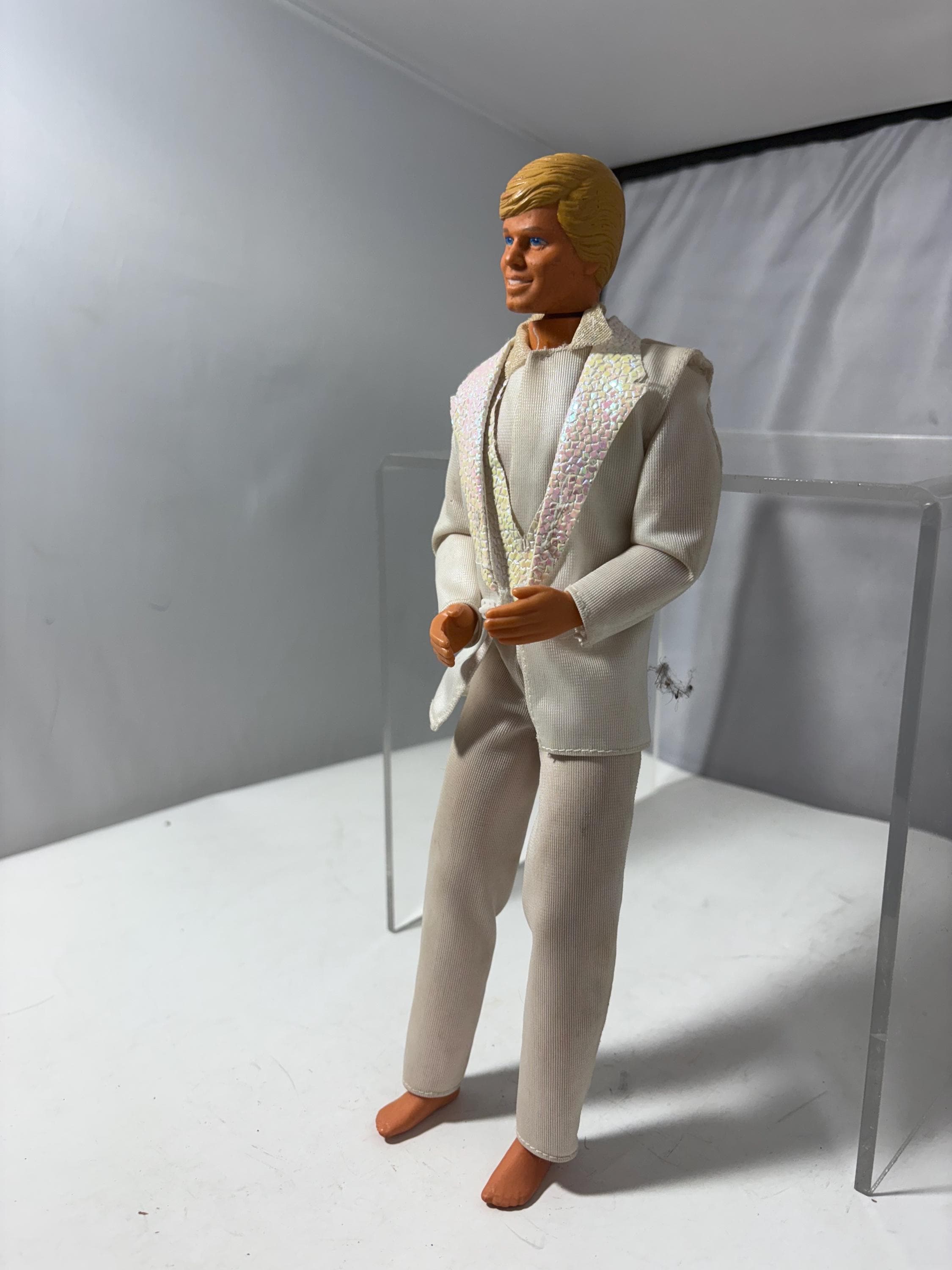 Retro Ken Doll Dance Magic Edition 1989, vintage Barbie companion, posable, display ready, kids room decor - image 3