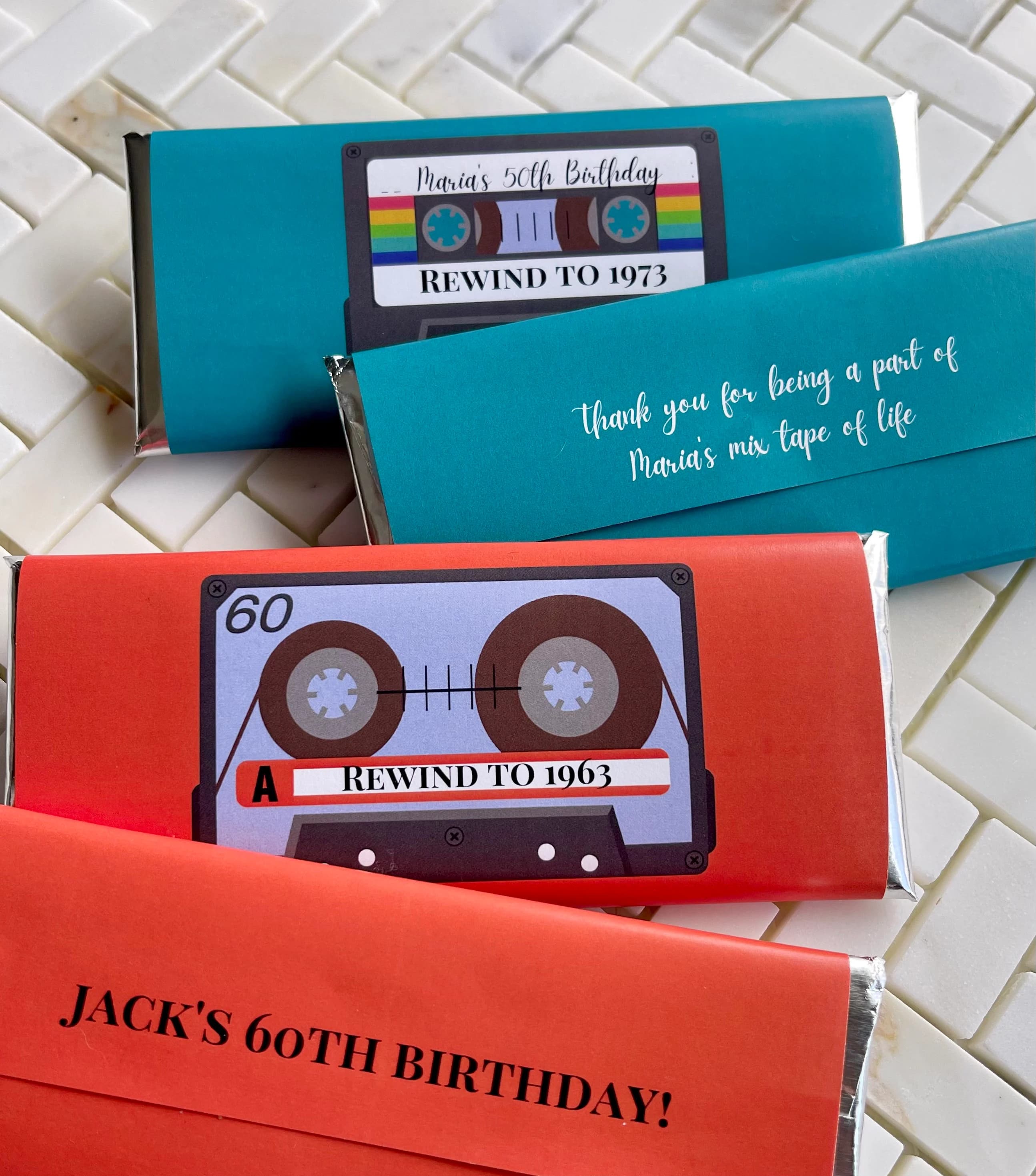 50 and fabulous, 40th birthday favors, funny 50th birthday favors, 50th birthday favors, 60th birthday favour, Fab at 40 favors,