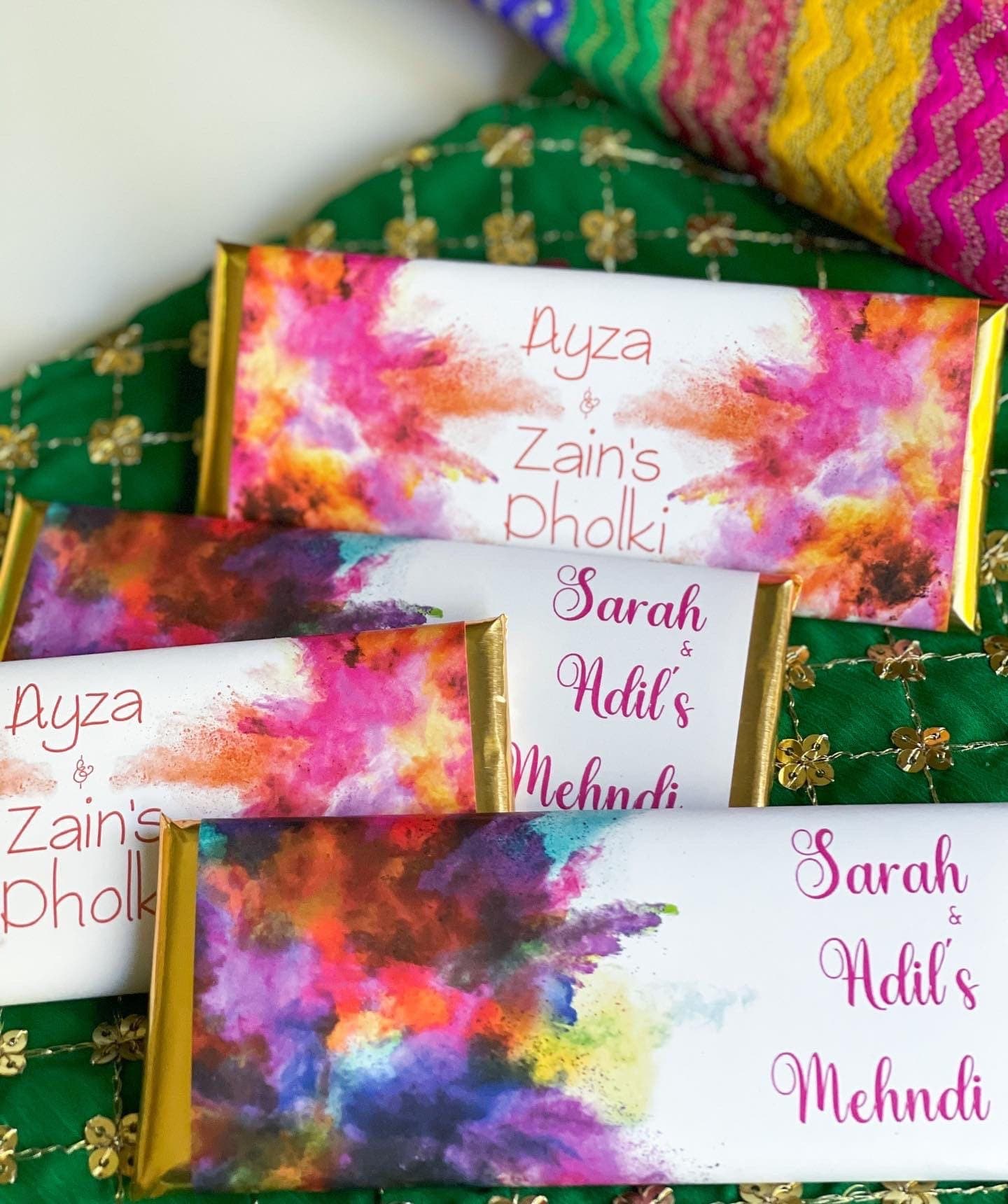Indian wedding favor, Colorful Mehndi favors, dholki, Mehendi night, Pakistani wedding, Indian wedding favor, Muslim wedding, sangeet, 24 ct