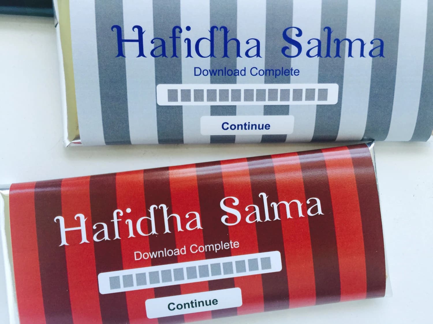 Hafiz gift, Quran favors, Hafiza, hafidh, hafidha, ameen, personalized candy bar wrappers, bismillah, Muslim gifts, islamic gifts, 24 ct. - image 4