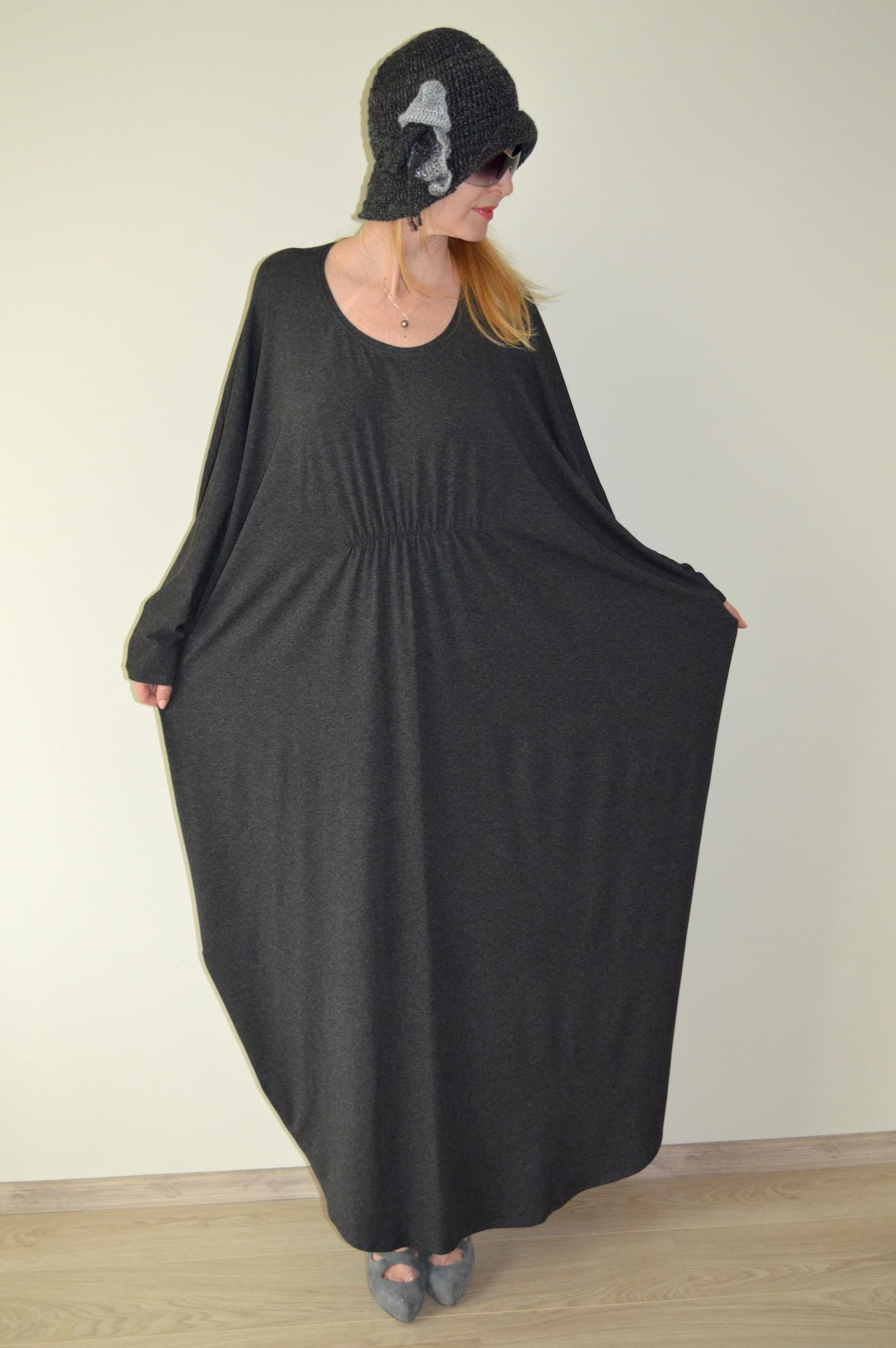 Abaya Dress/ Elegant Kaftan/ Maxi Dress/ Caftan/ Party Dress/ Plus Size Dress/ Long Dress, Casual Oversized Dress - image 3
