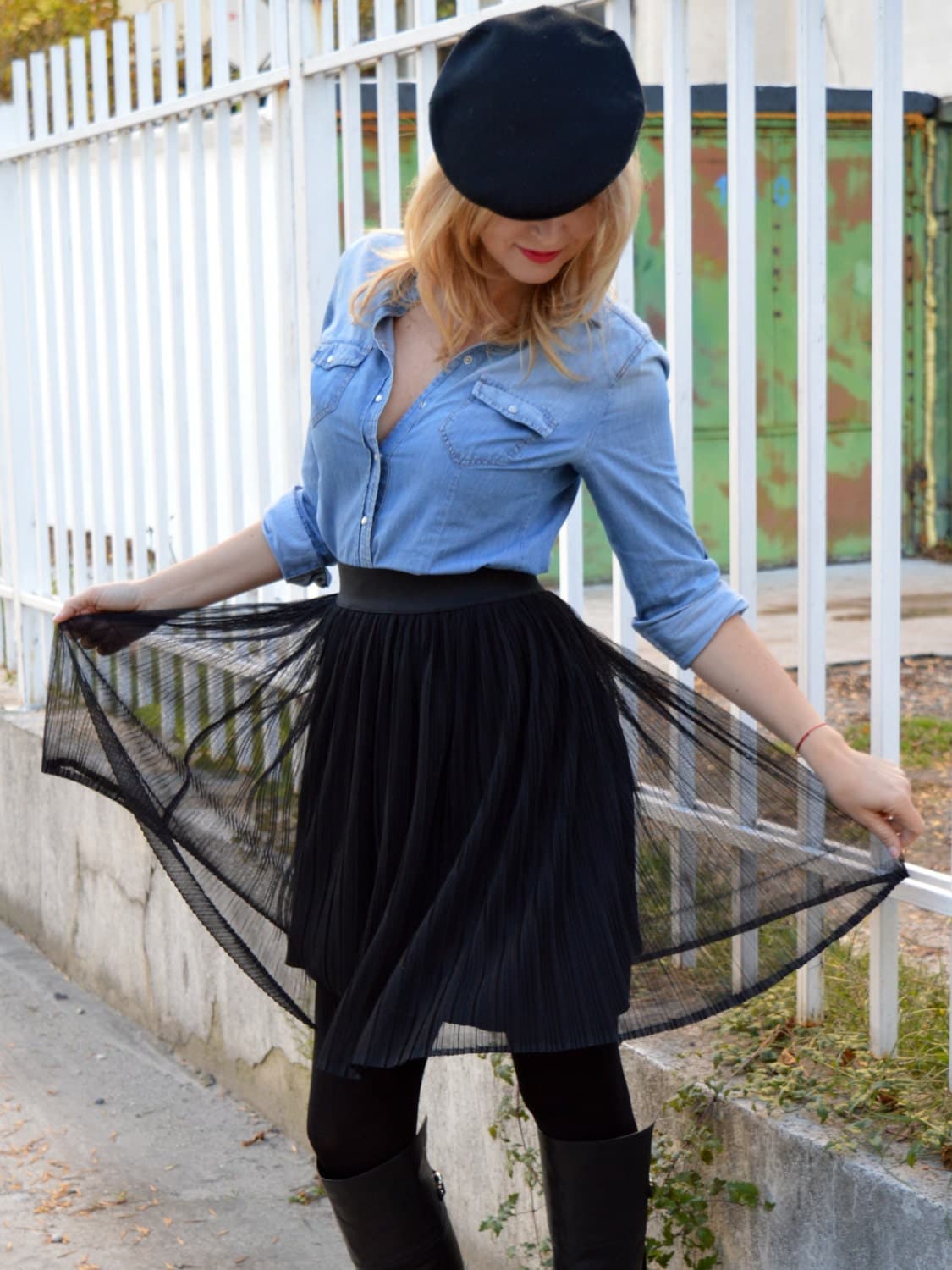 Black Oversized Elegant Skirt, Pleated Maxi Skirt, Plus Size Casual Skirt, Maternity Wear, Loose Fitted Skirt, New collection by eMODNO - image 3