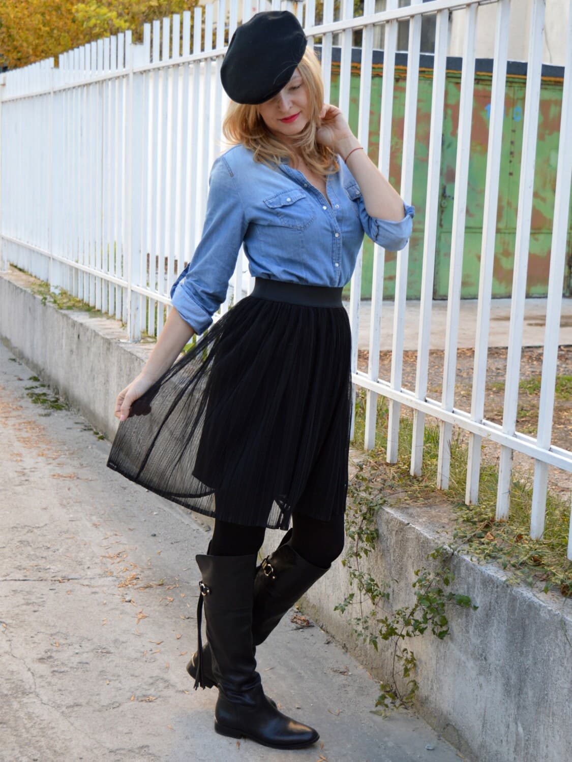 Black Oversized Elegant Skirt, Pleated Maxi Skirt, Plus Size Casual Skirt, Maternity Wear, Loose Fitted Skirt, New collection by eMODNO - image 4