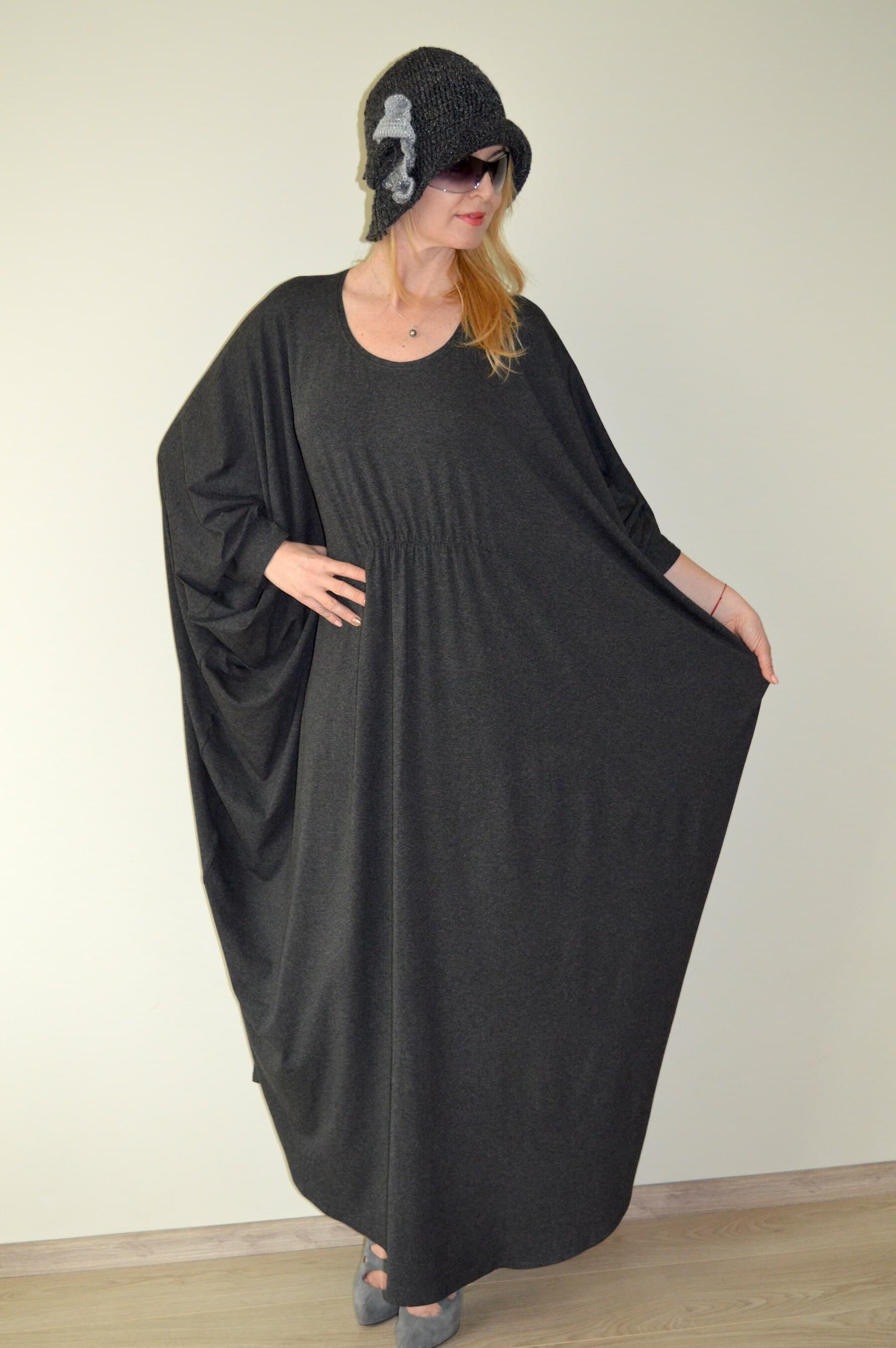 Abaya Dress/ Elegant Kaftan/ Maxi Dress/ Caftan/ Party Dress/ Plus Size Dress/ Long Dress, Casual Oversized Dress