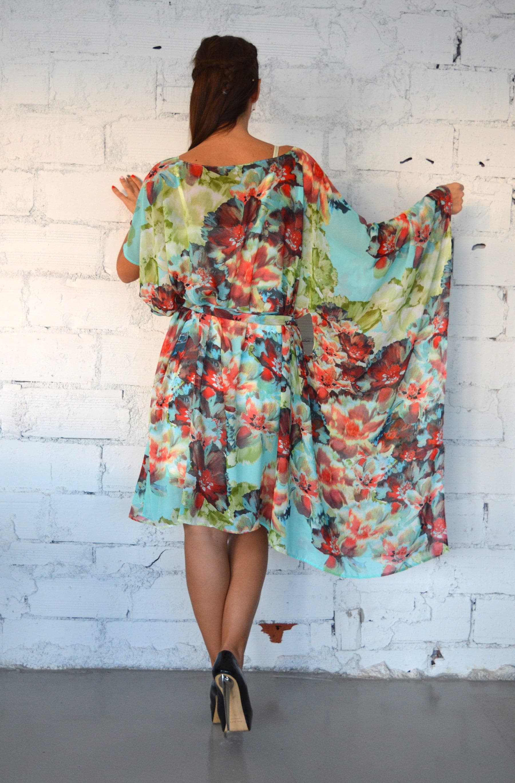 Tunic Dress, Floral Tunic, Women Tunic, Summer Tunic, Loose Tunic, Tunic Top, Tunics Plus Size, Maternity Top - image 5