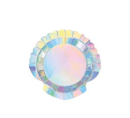Shell Party Paper Plates 8 Pack