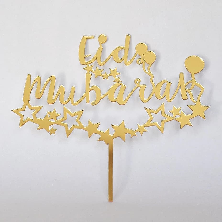 Eid Mubarak Cake Topper - image 3