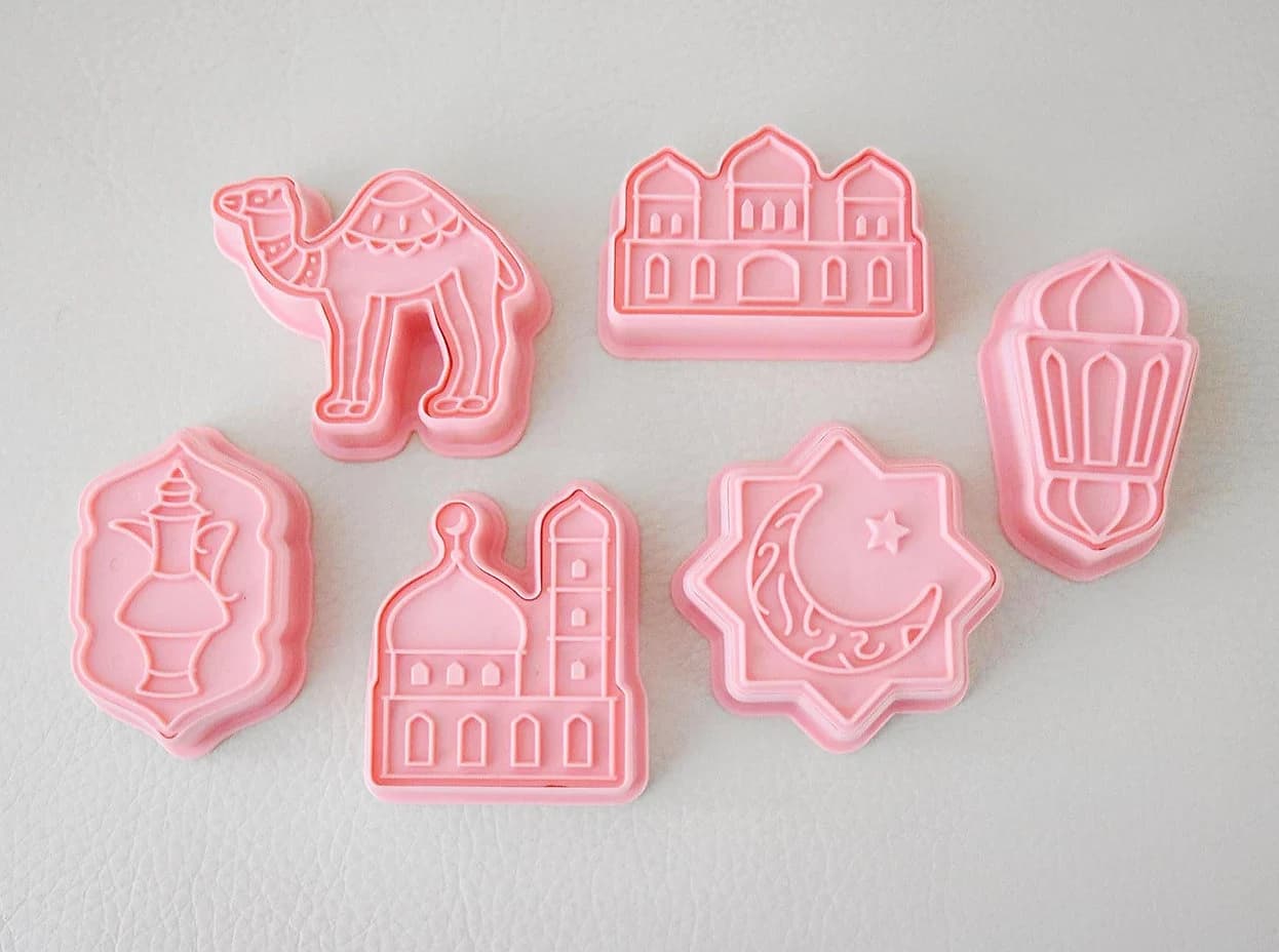 Islamic Cookie Cutter & Stamp Set