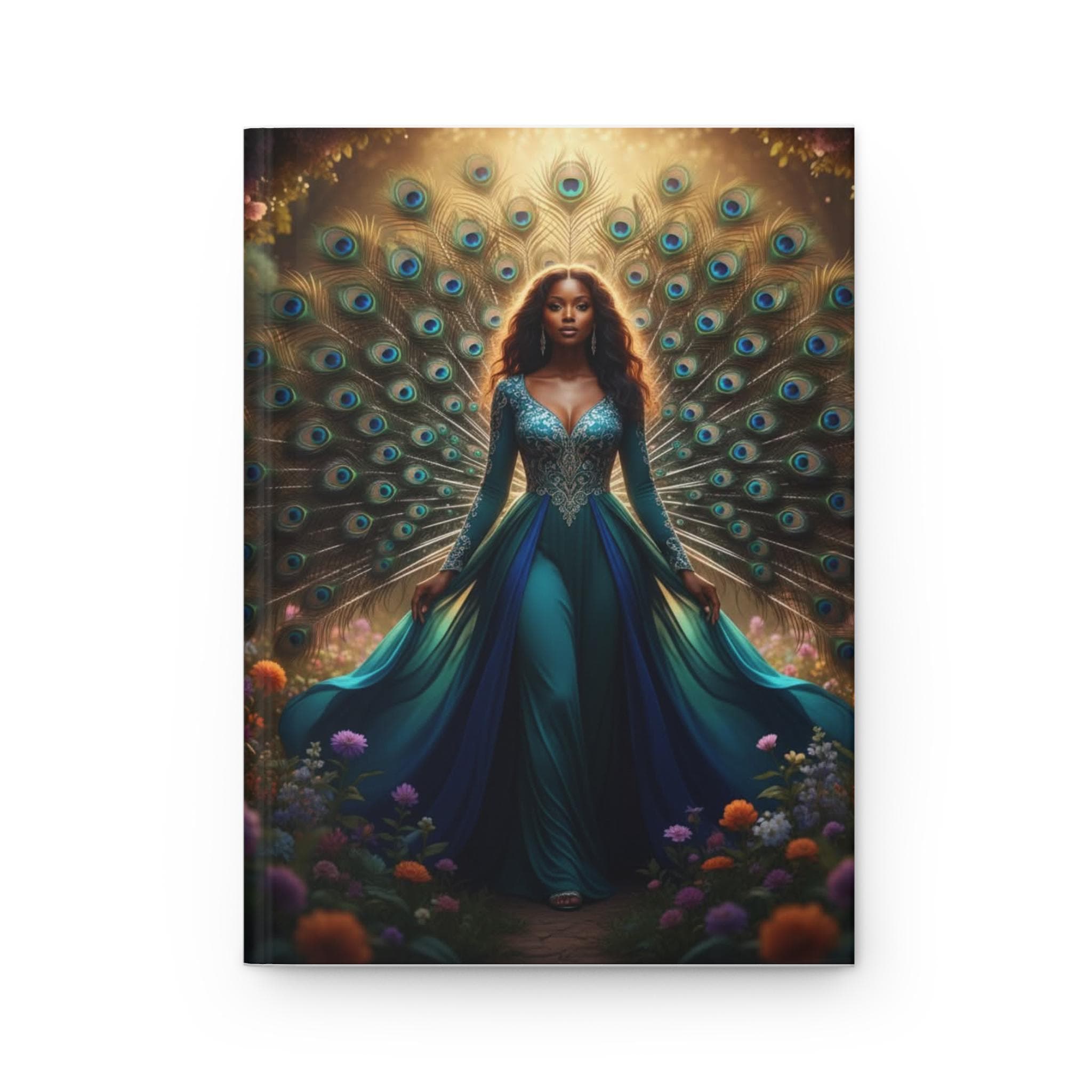 Peacock Queen Illustration Hardcover Journal | Matte - image 3