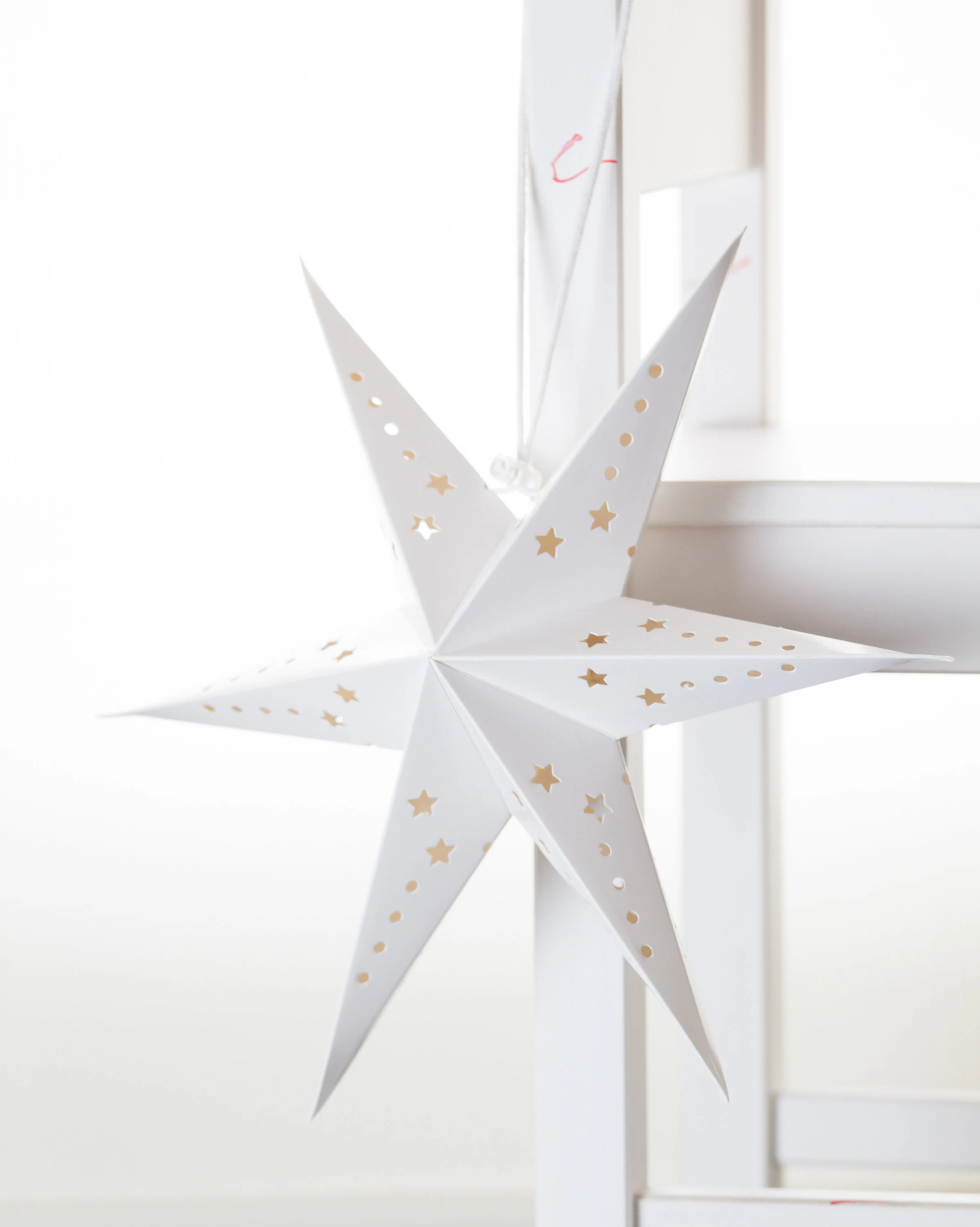 White paper lantern 12inch | Wedding Decor | White Star paper lantern | White Star Decor | Eid Decor | Ramadan Decor