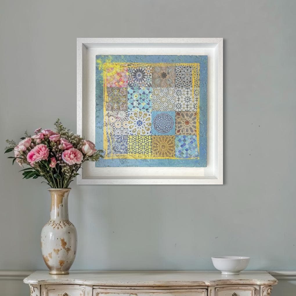 Geometric Islamic Patchwork Collage – Stone Art - image 3