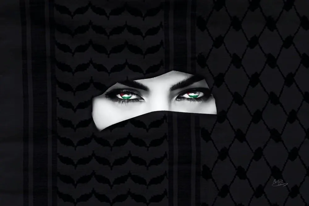 The Eyes Giclée Premium Print Canvas XL