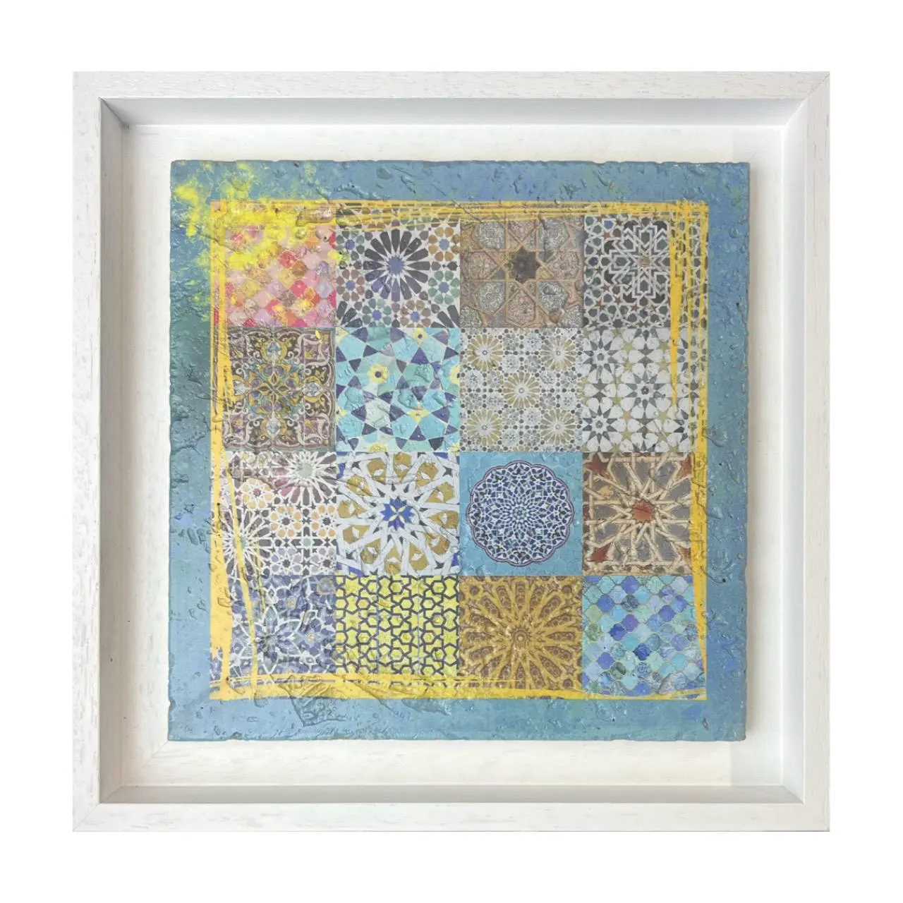 Geometric Islamic Patchwork Collage – Stone Art