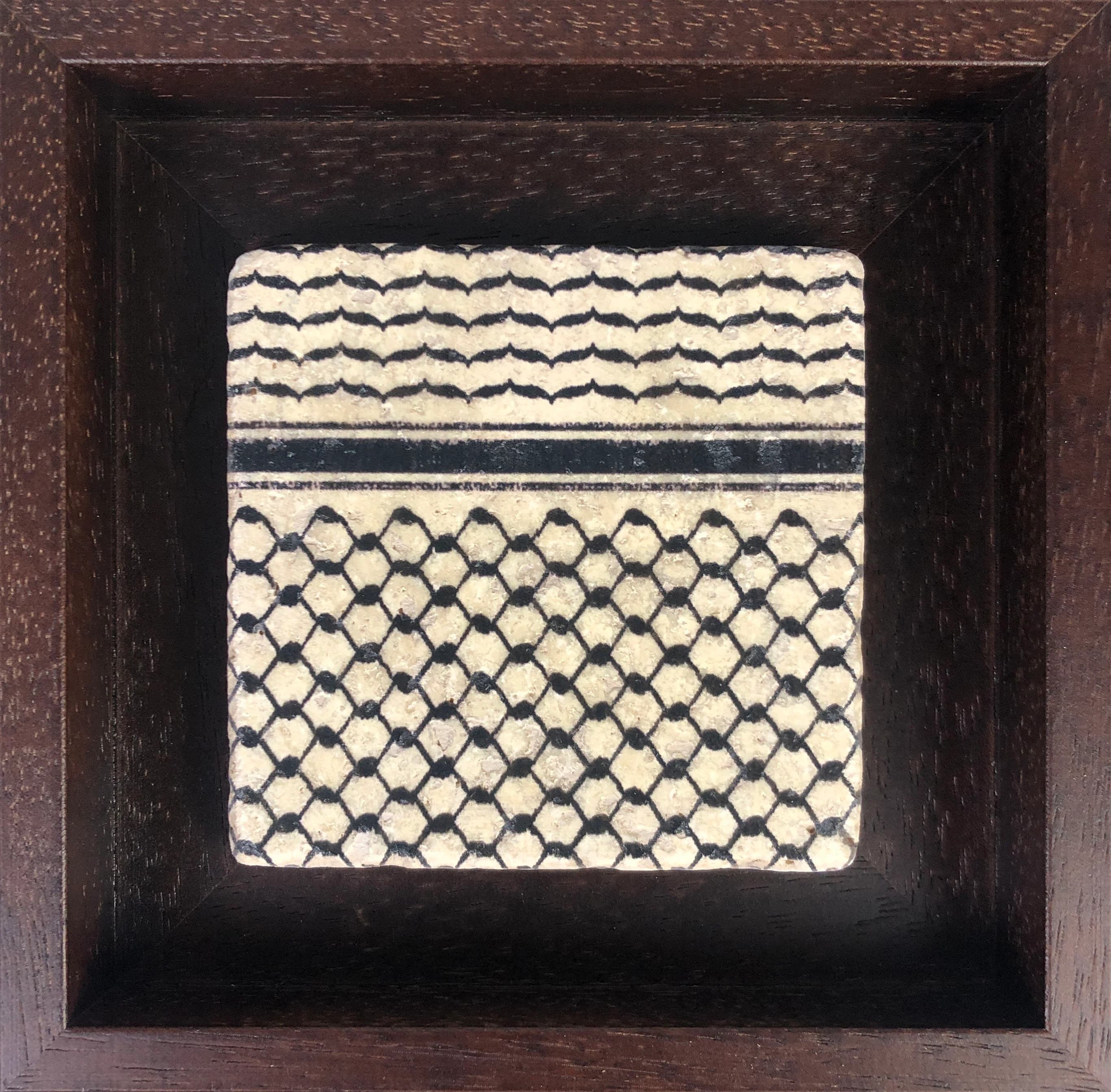 Palestinian Keffiyeh Design Stone Art SMALL - image 5