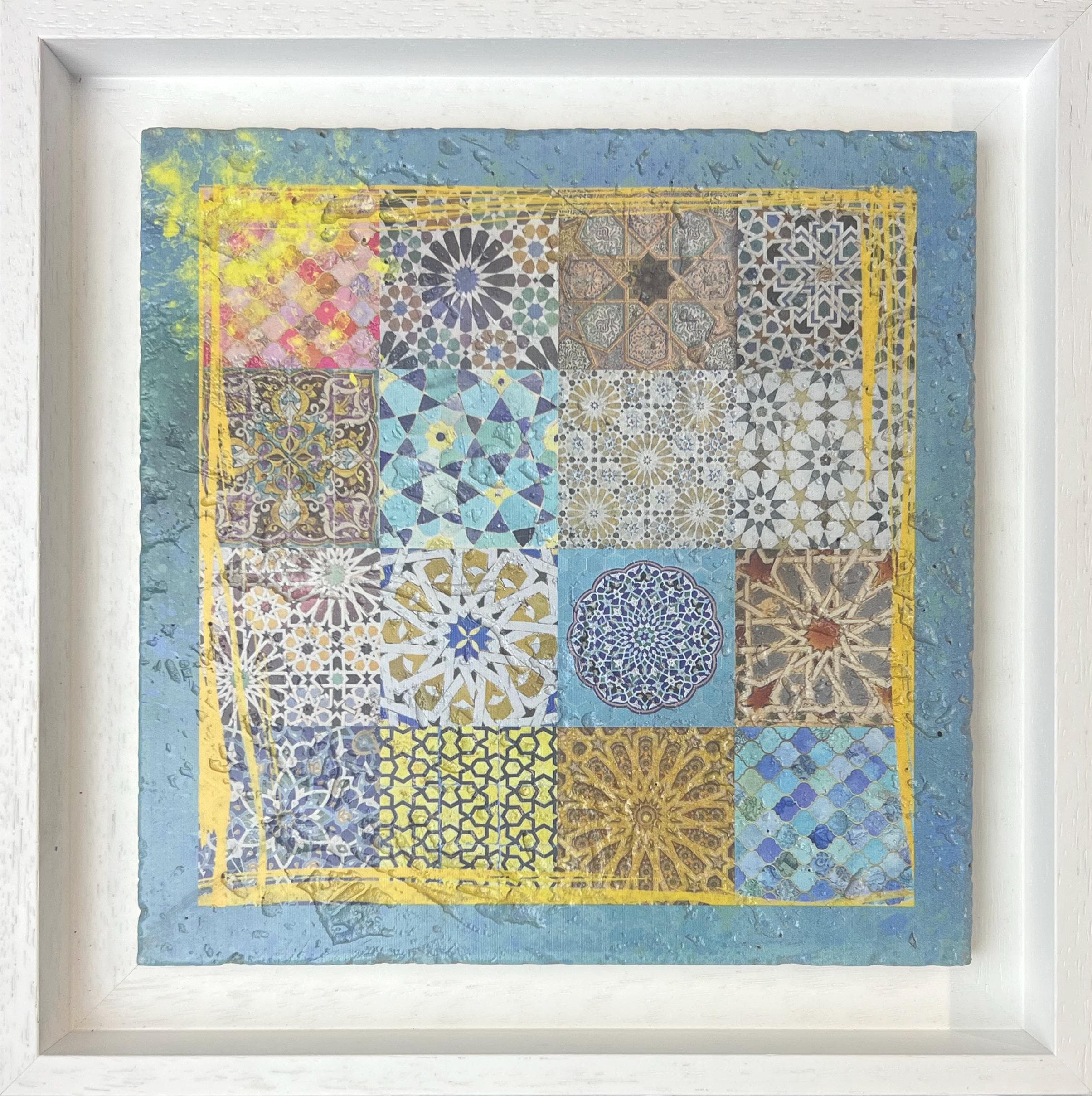 Geometric Islamic Patchwork Collage – Stone Art - image 4