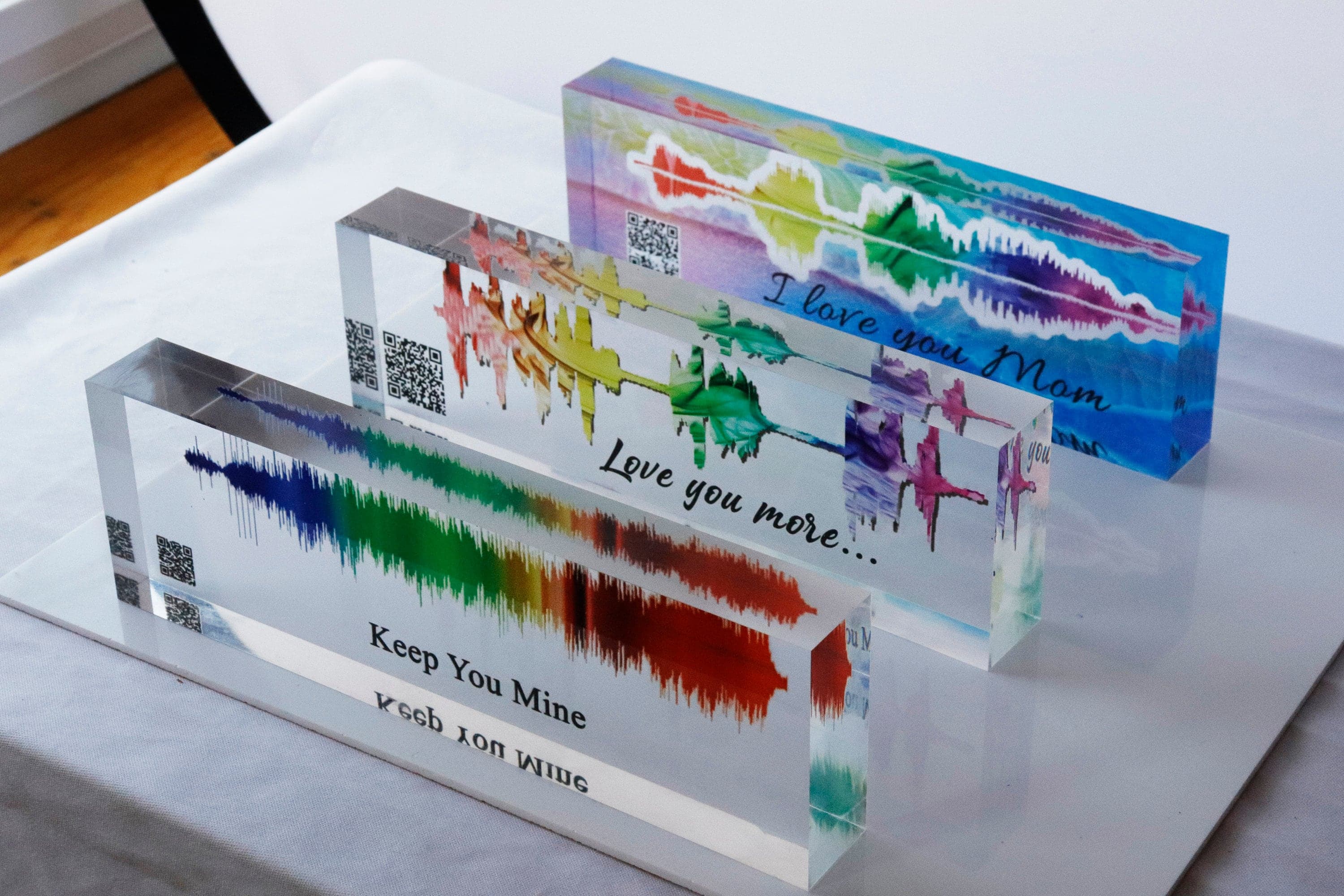Custom Soundwave Art Print, Personalized Acrylic Block Gift