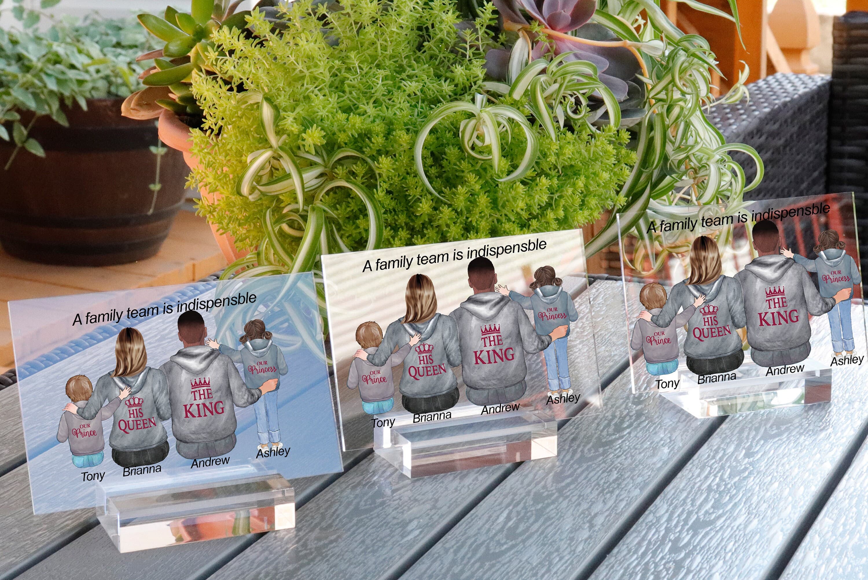 Personalized Family Acrylic Print | New Home Gift