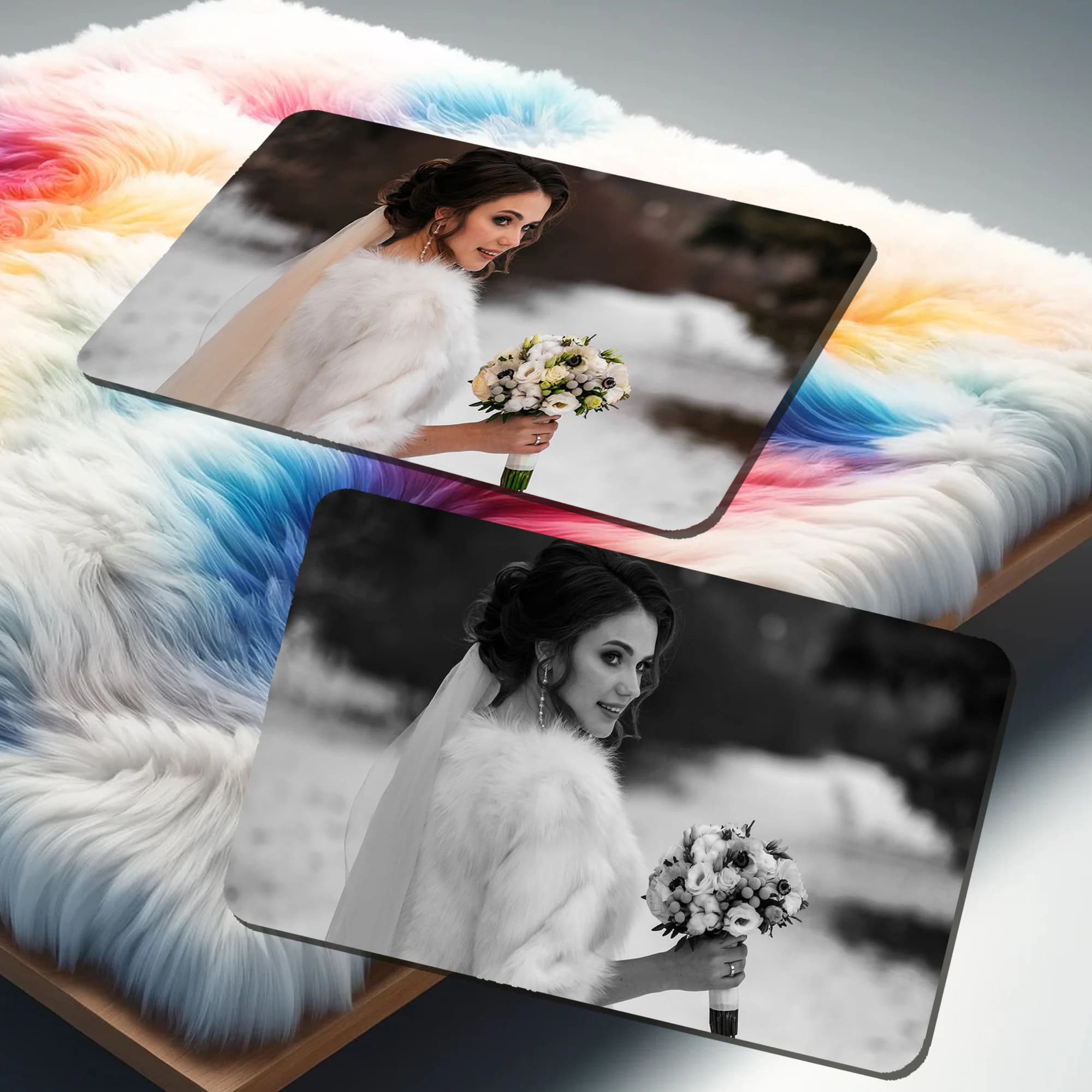Engraved Picture Wallet Insert, Personalized Wallet Photo Card, Personalized Message Card, Laser Engraved or Printed Photo Love Note Card
