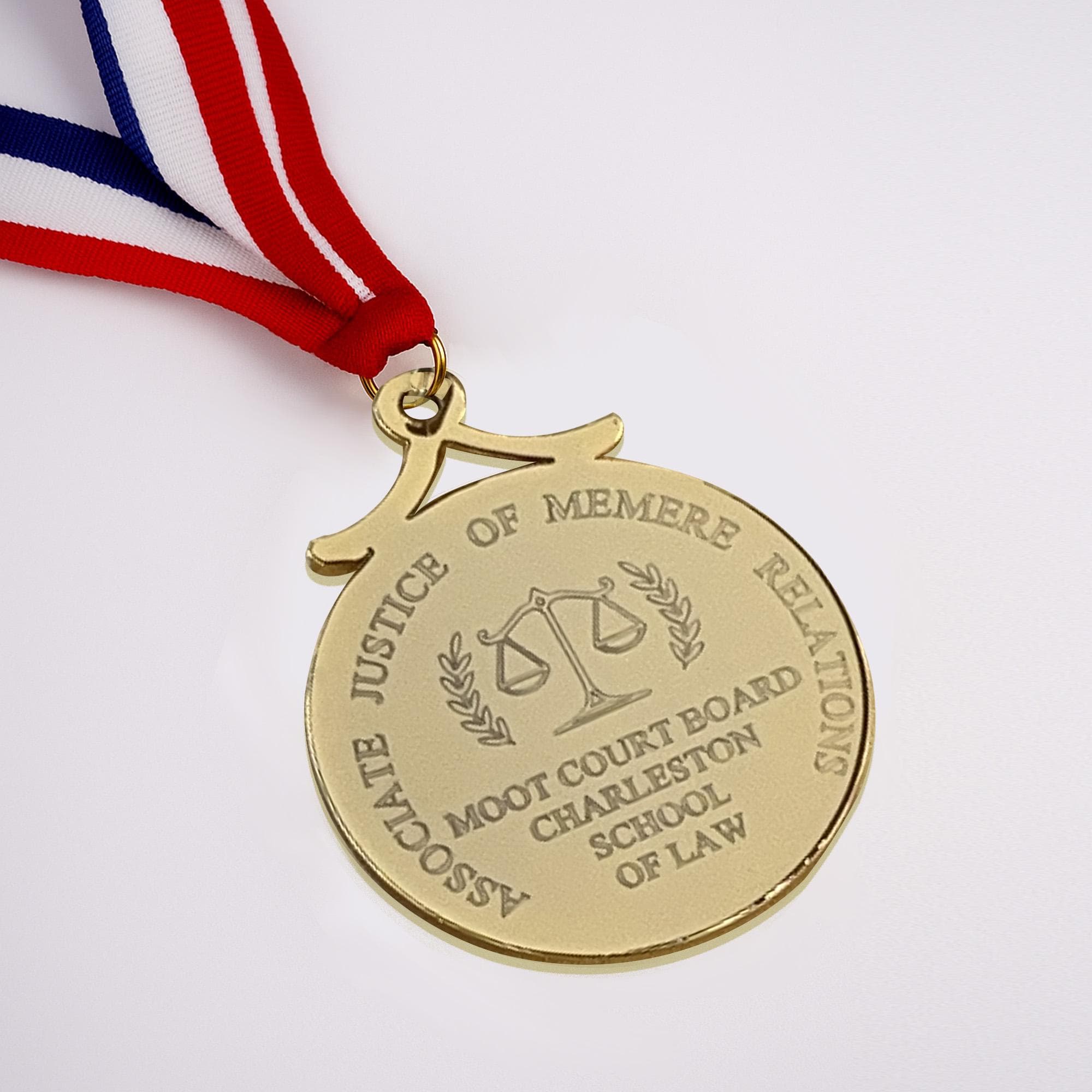 Custom Engraved Medal - Gold, Silver | Personalized Award Medal with Logo & Text |Recognition Sports Trophy Gift Box | Gift Box Included - image 4