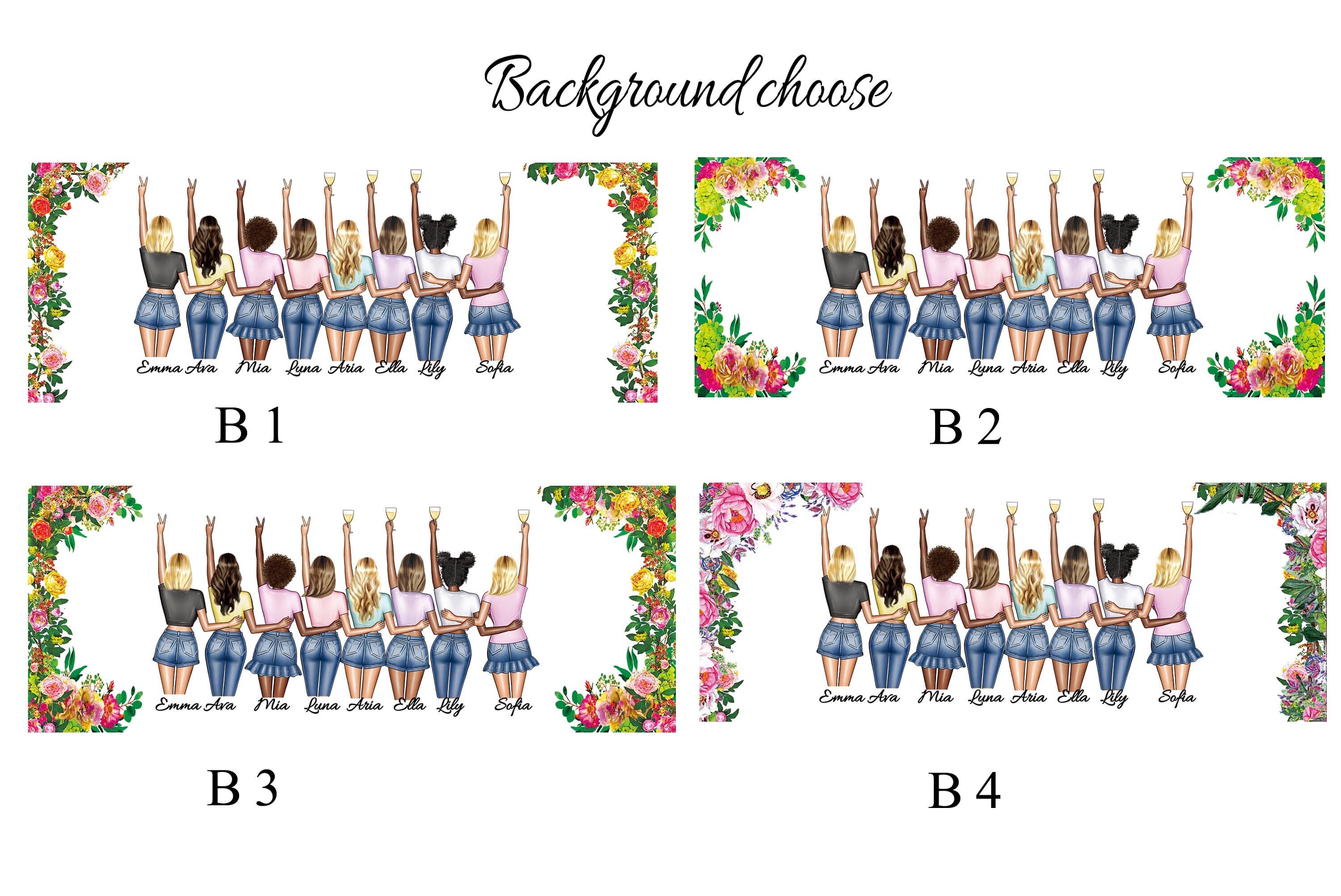 Personalized Best Friend Acrylic Desk Print, Custom Friendship Gift - image 4