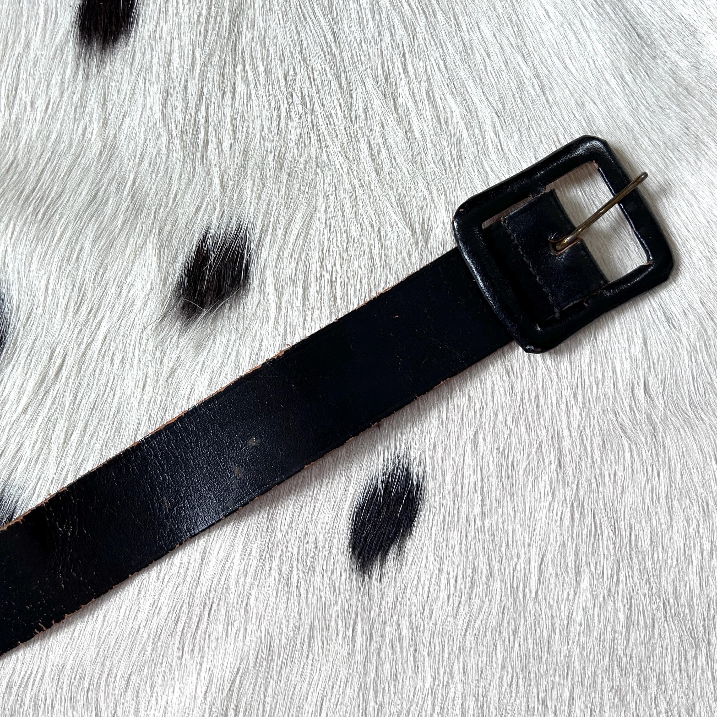 Vintage 60s/ 70s English royal crest belt piratecore - image 4