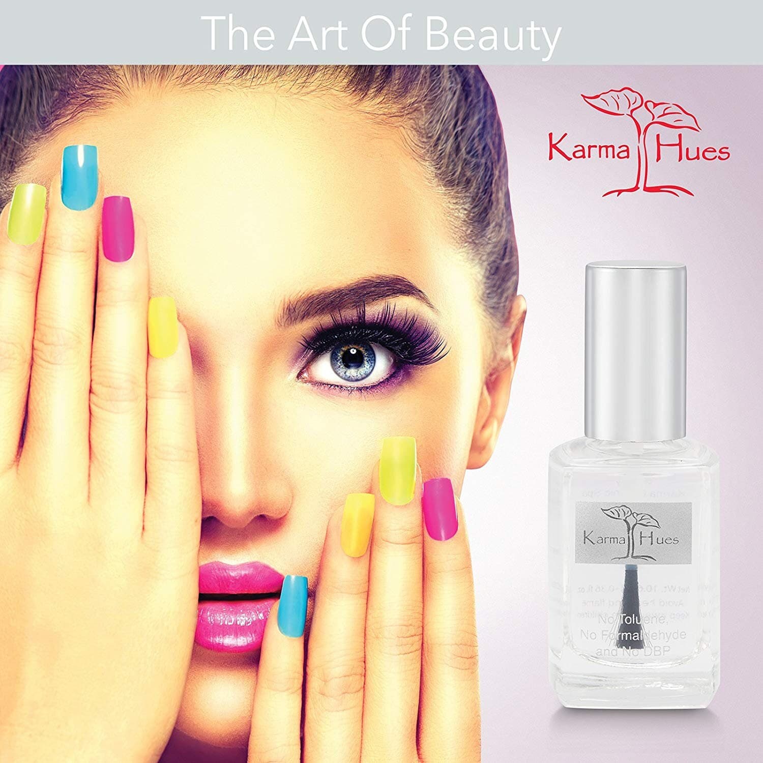 Karma Organic Triple 5 Base Coat; Non-Toxic Nail Treatment Vegan Cruelty-Free - image 4
