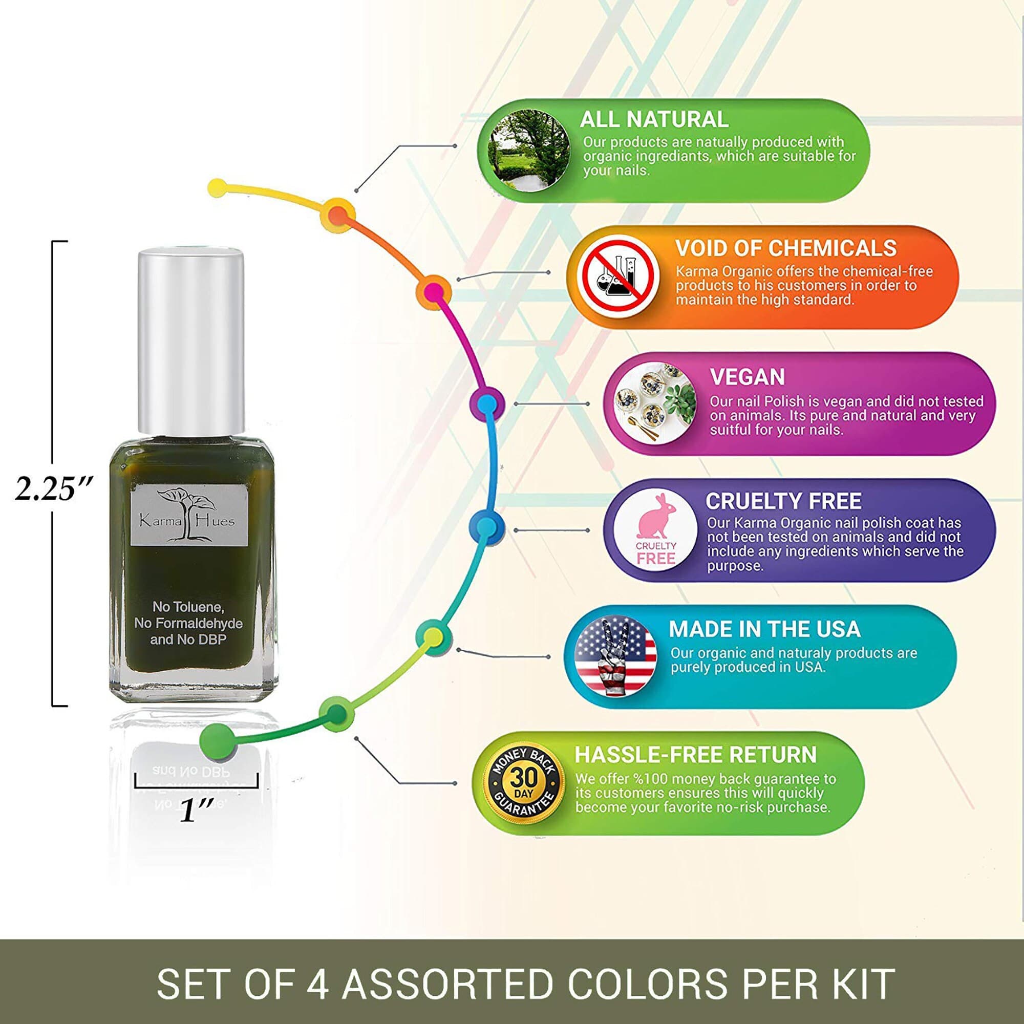 Karma Organic Nail Polish, Non-Toxic Vegan Nail Paint (Jenny from the Block) - image 5