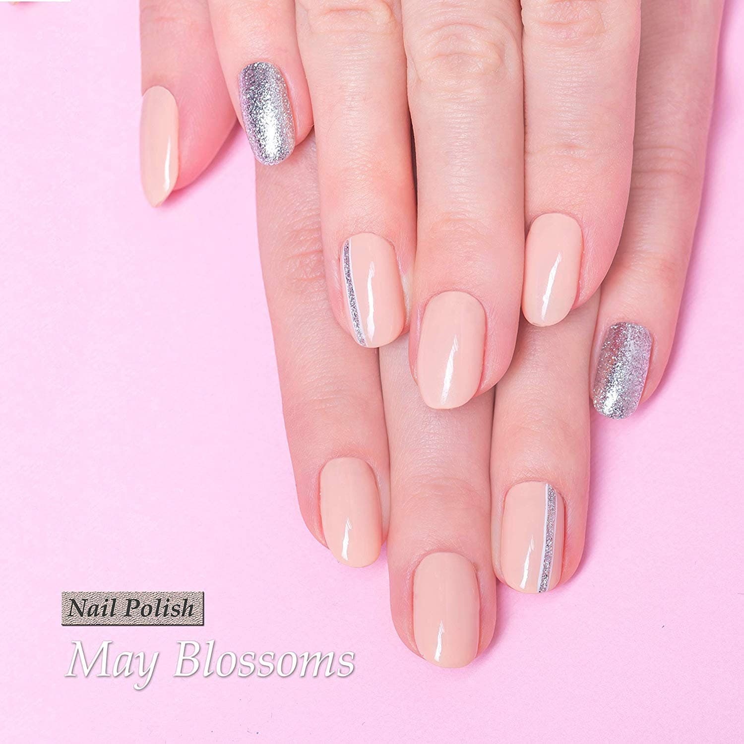 Non-Toxic Nail Polish, Vegan Cruelty-Free Nail Paint, May Blossoms - image 3