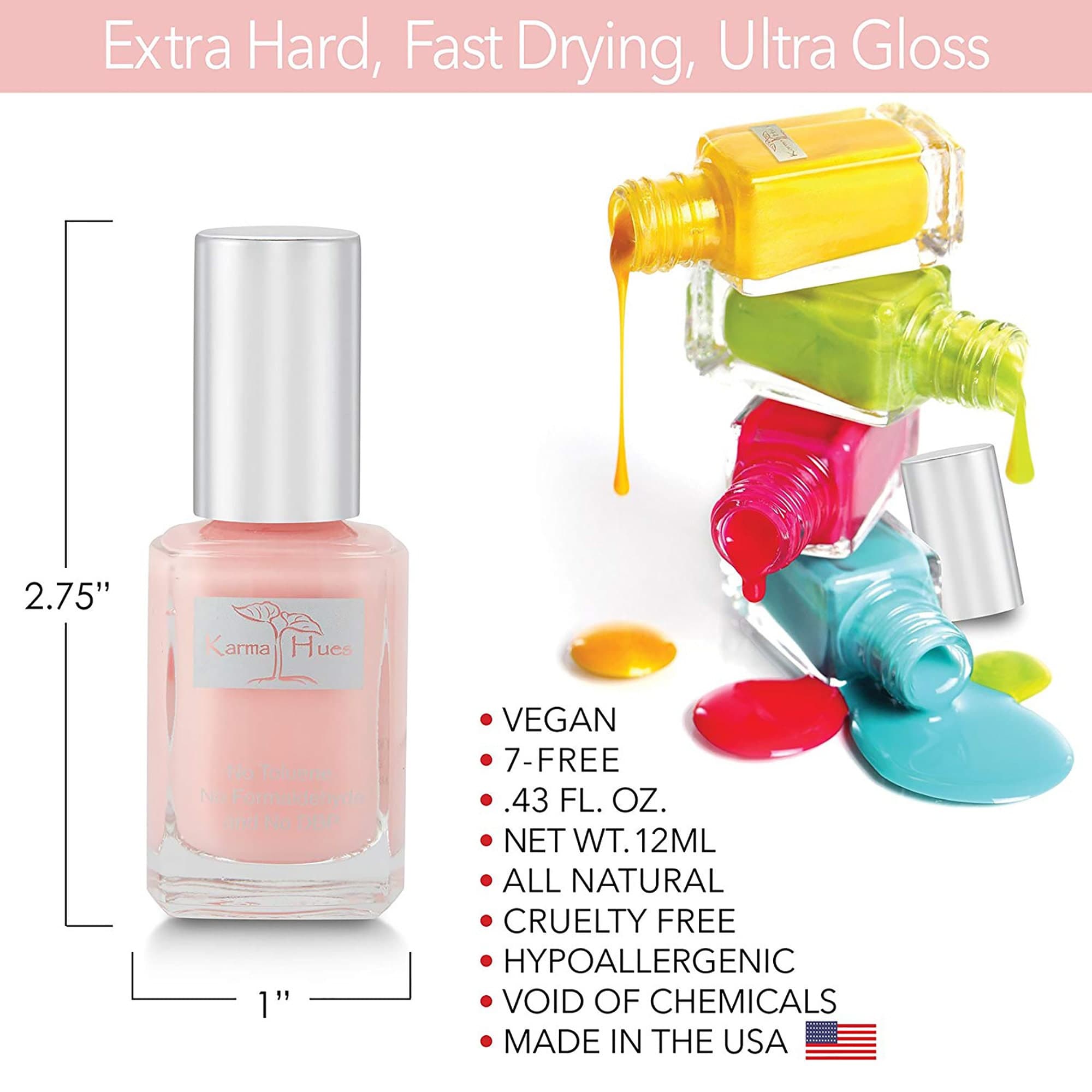 Karma Organic Non-Toxic Nail Polish, Vegan Cruelty-Free Nail Paint - image 5