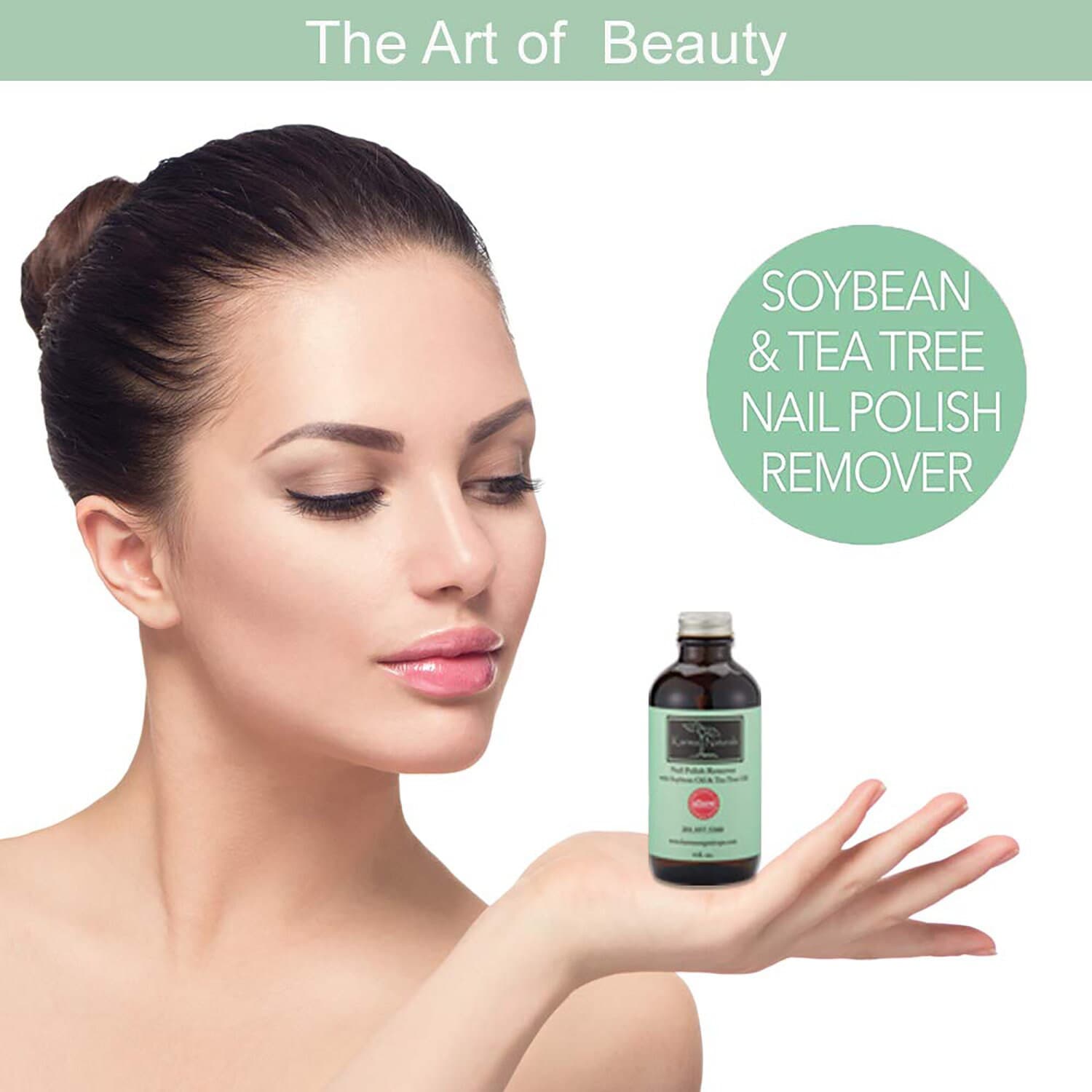 Karma Organic Nail Polish Remover-Tea Tree Oil based formula, moisturize and nourish nails - image 4