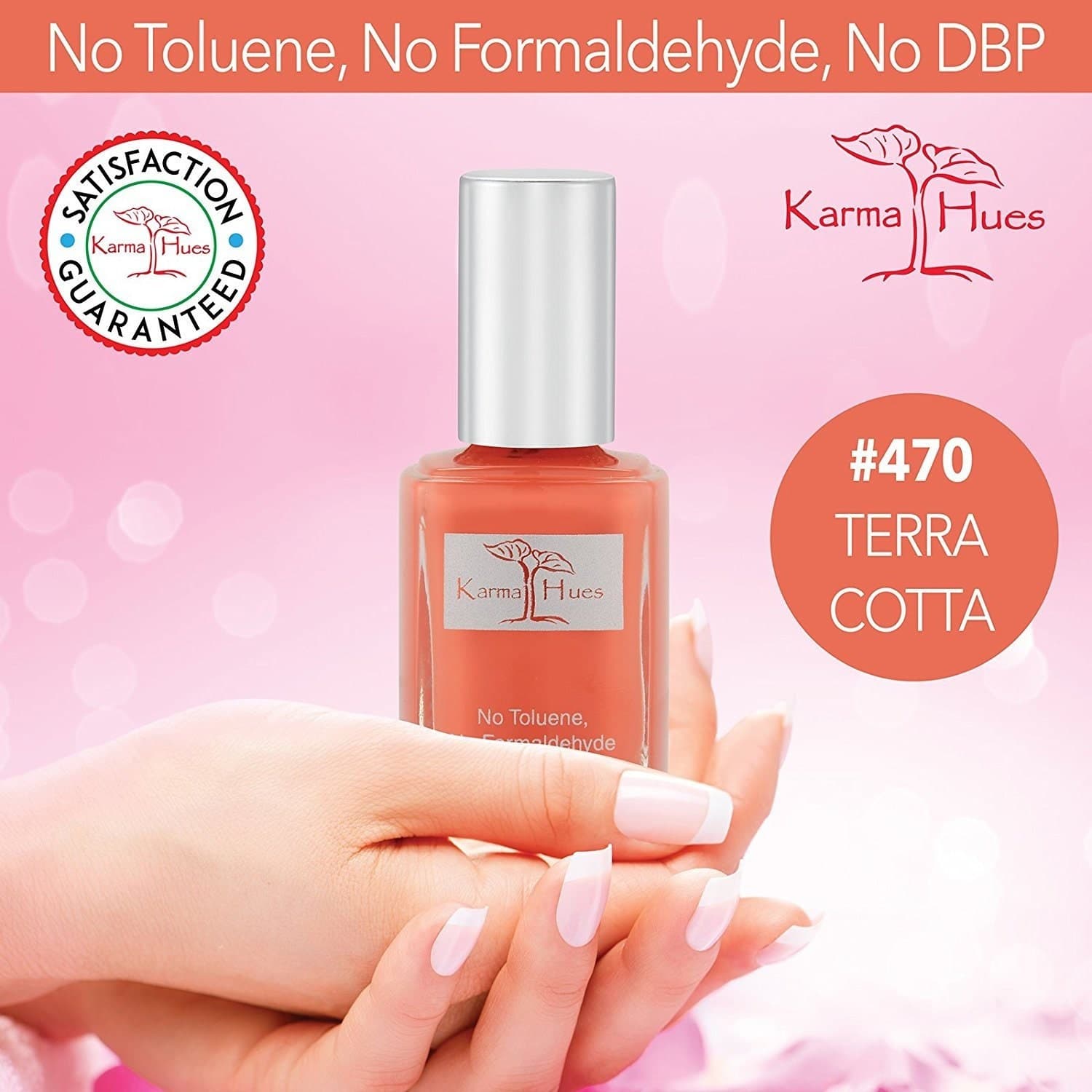 Karma Organic Non-Allergenic Nail Polish (TERRA COTTA) - image 5