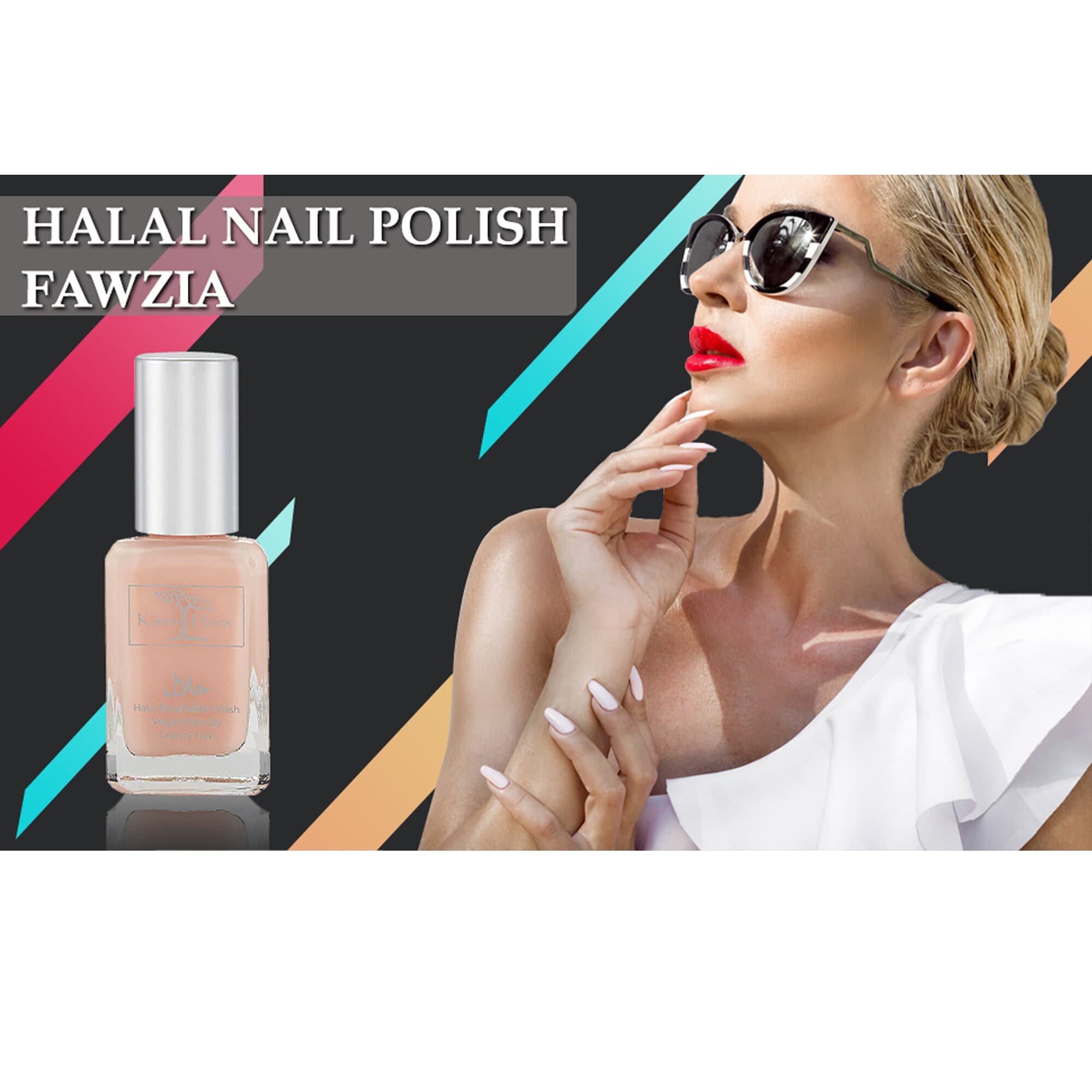 Halal Nail Polish - Vegan, Cruelty-Free, and Breathable (FAWZIA) - image 4