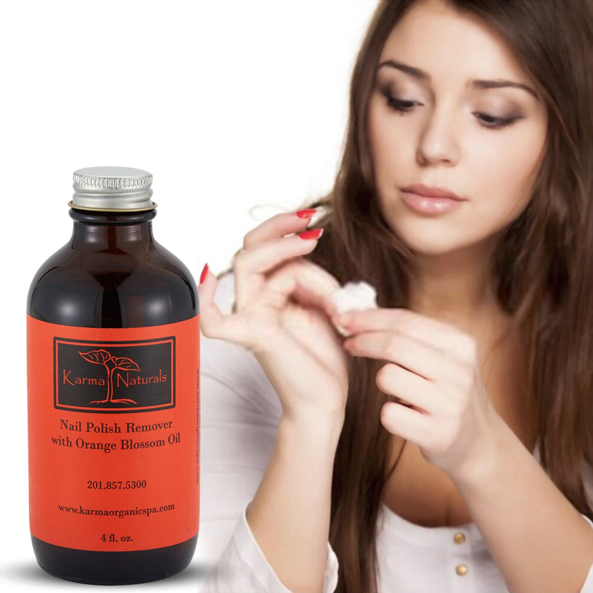 Orange Blossom Nail Polish Remover – Non-Toxic, Vegan, Acetone-Free (4 fl. Oz.) - image 5